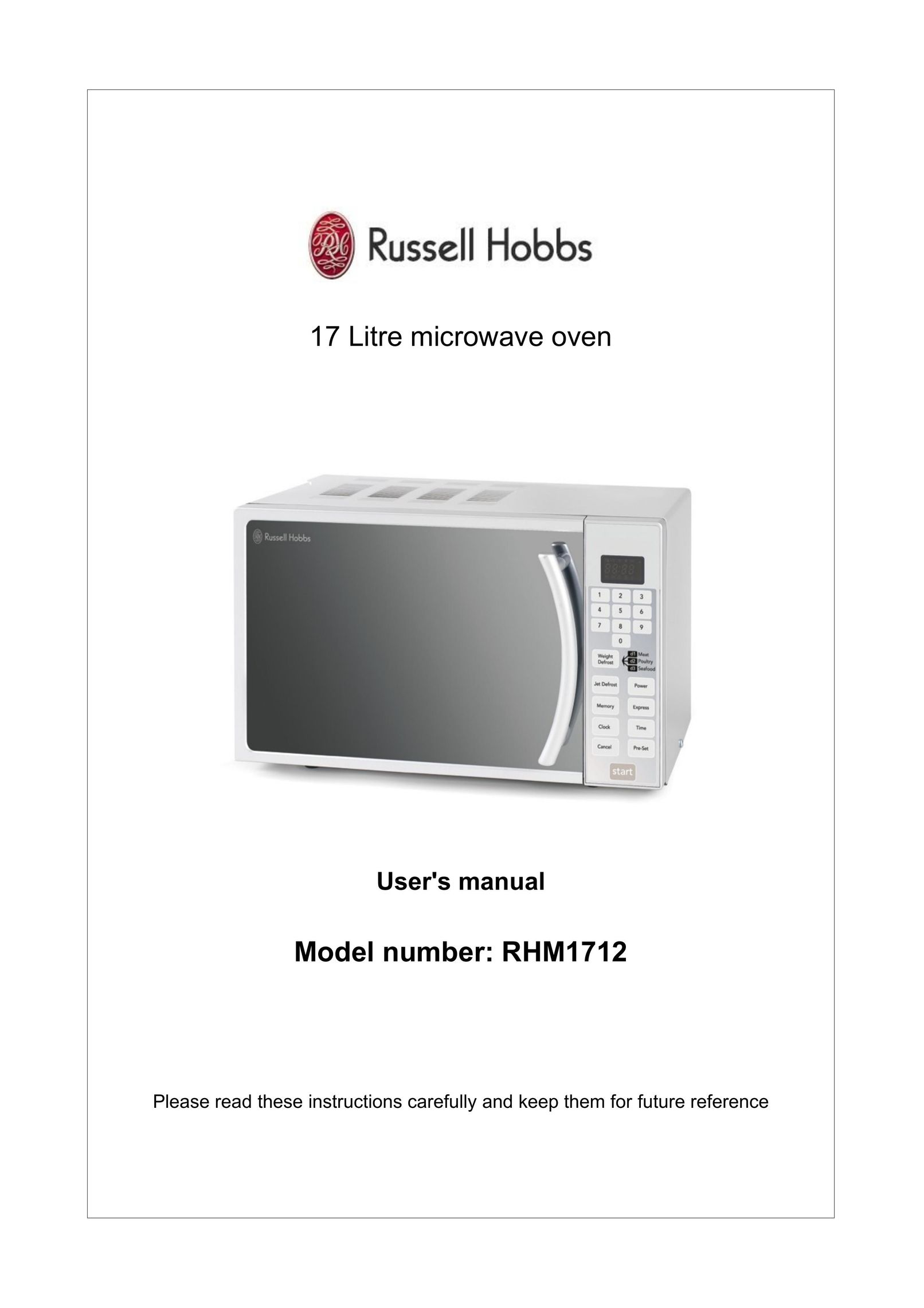 Russell Hobbs RHM1712 Microwave Oven User Manual