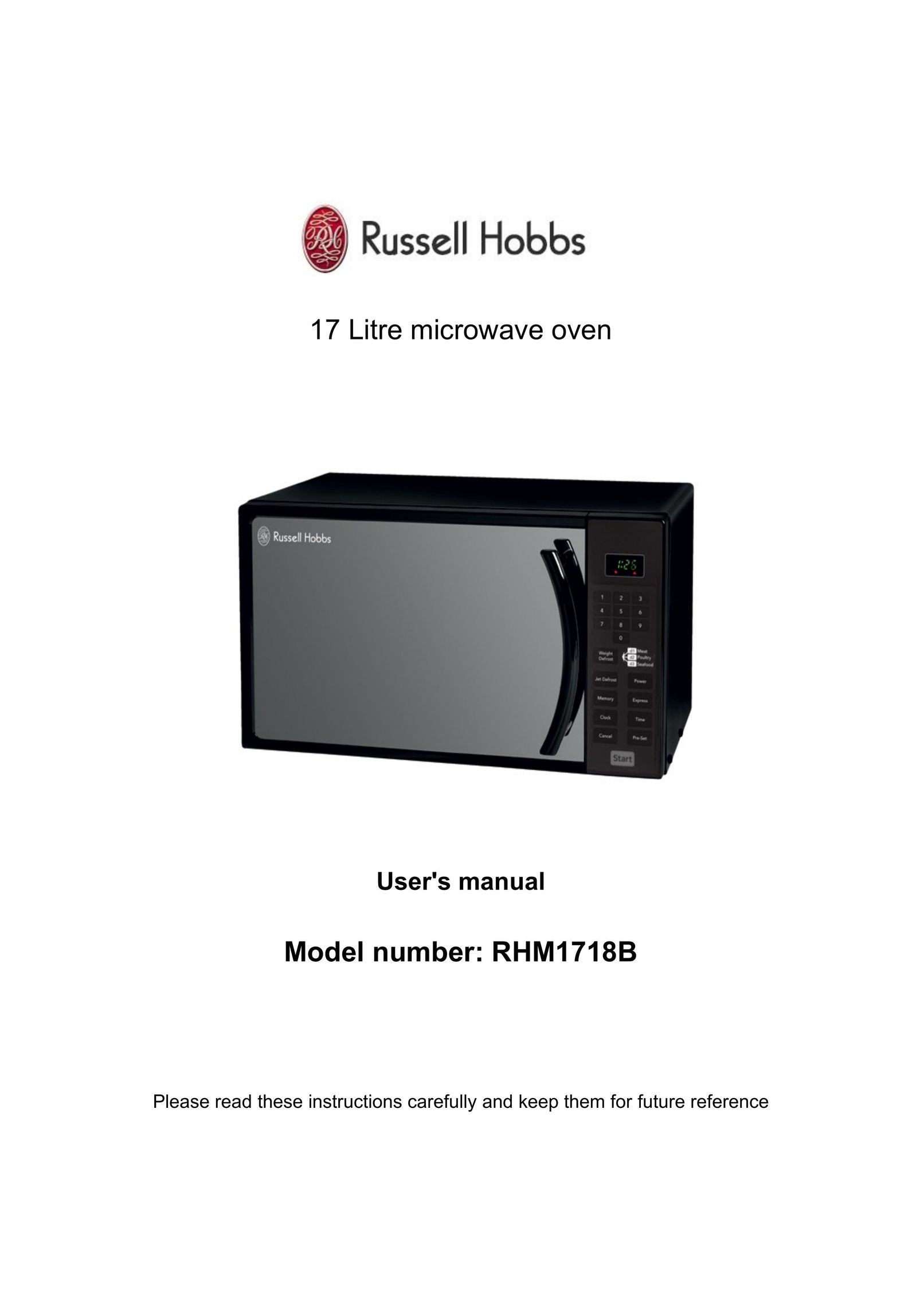 Russell Hobbs RHM1718B Microwave Oven User Manual