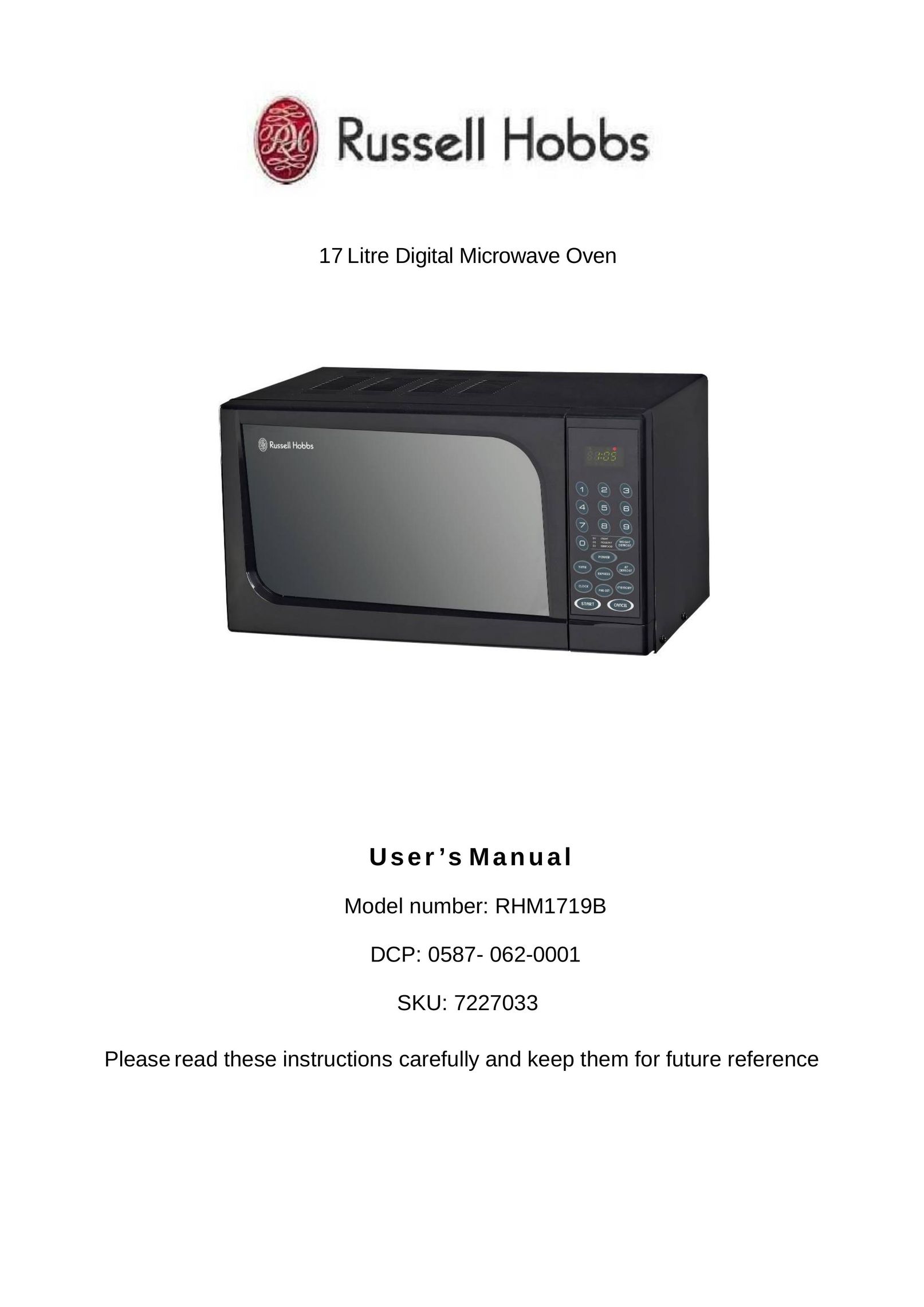 Russell Hobbs RHM1719B Microwave Oven User Manual