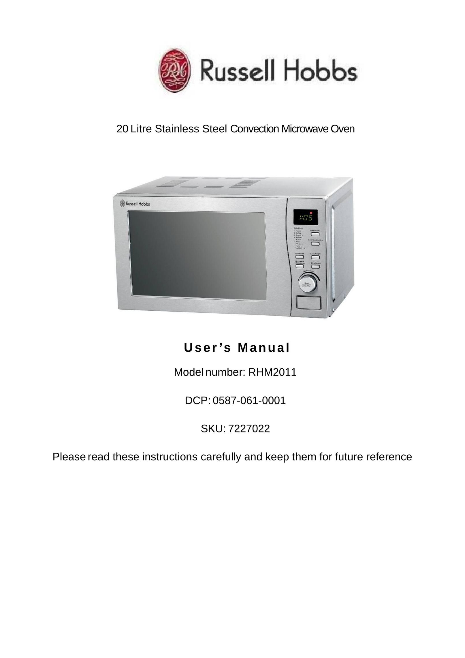 Russell Hobbs RHM2011 Microwave Oven User Manual
