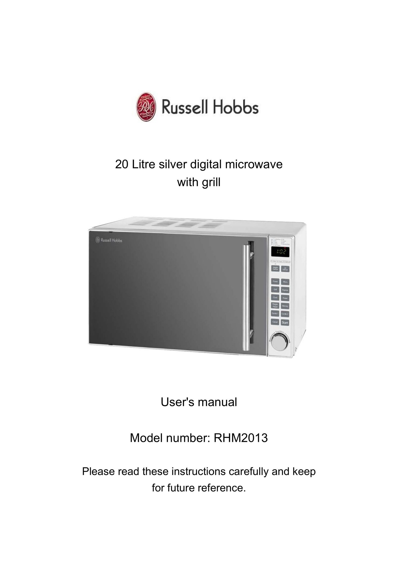 Russell Hobbs RHM2013 Microwave Oven User Manual