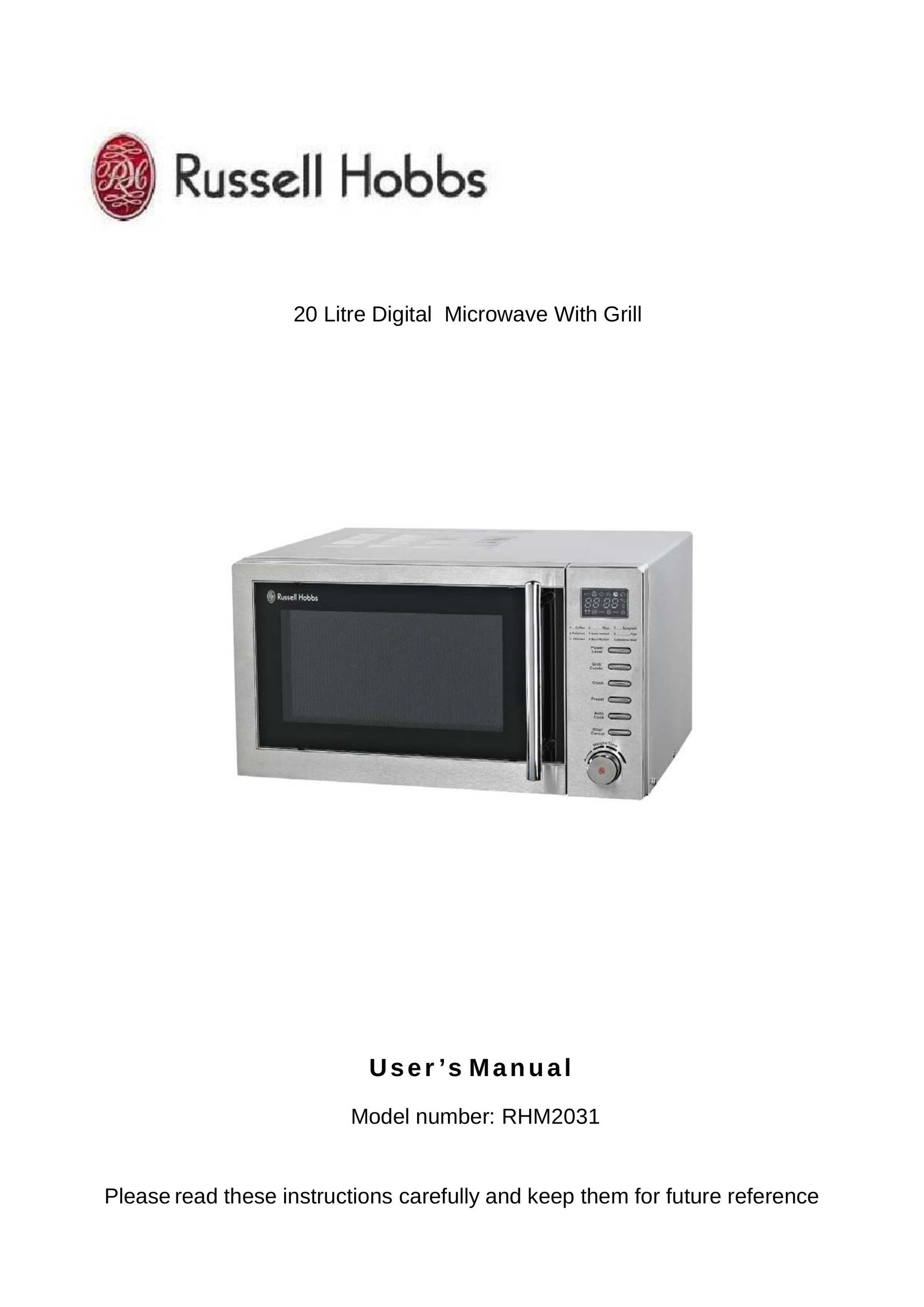 Russell Hobbs RHM2031 Microwave Oven User Manual