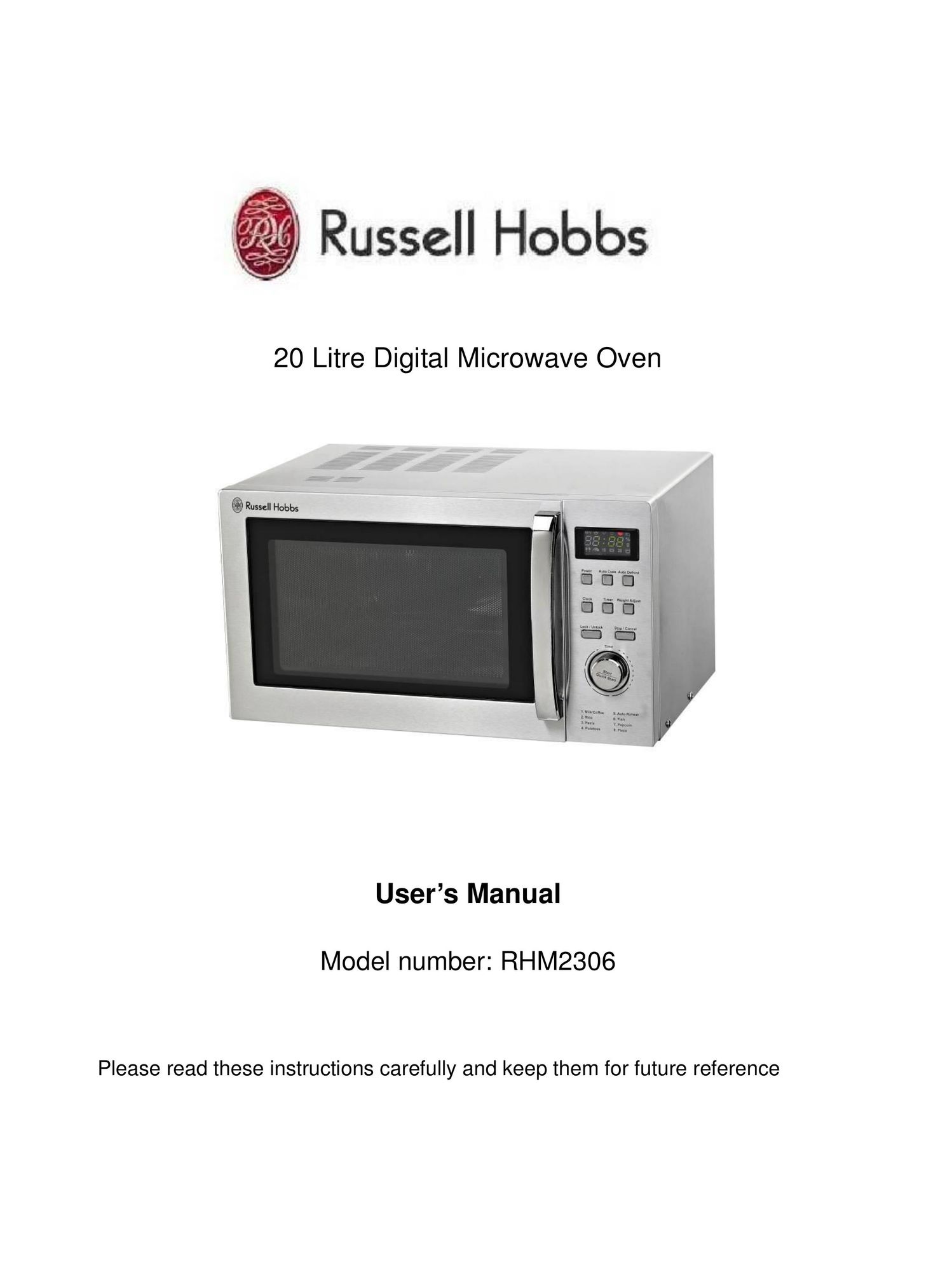 Russell Hobbs RHM2306 Microwave Oven User Manual