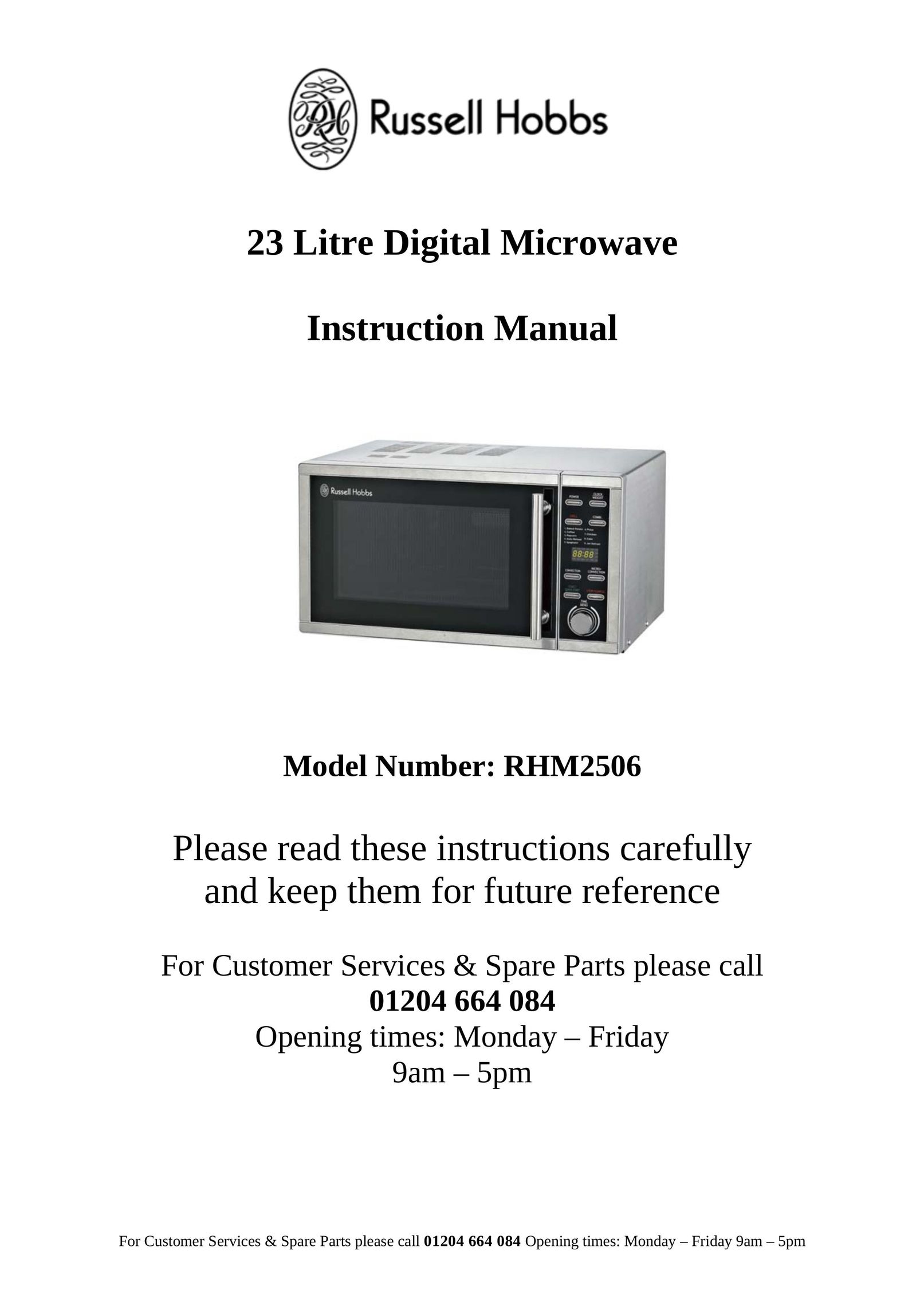 Russell Hobbs RHM2506 Microwave Oven User Manual