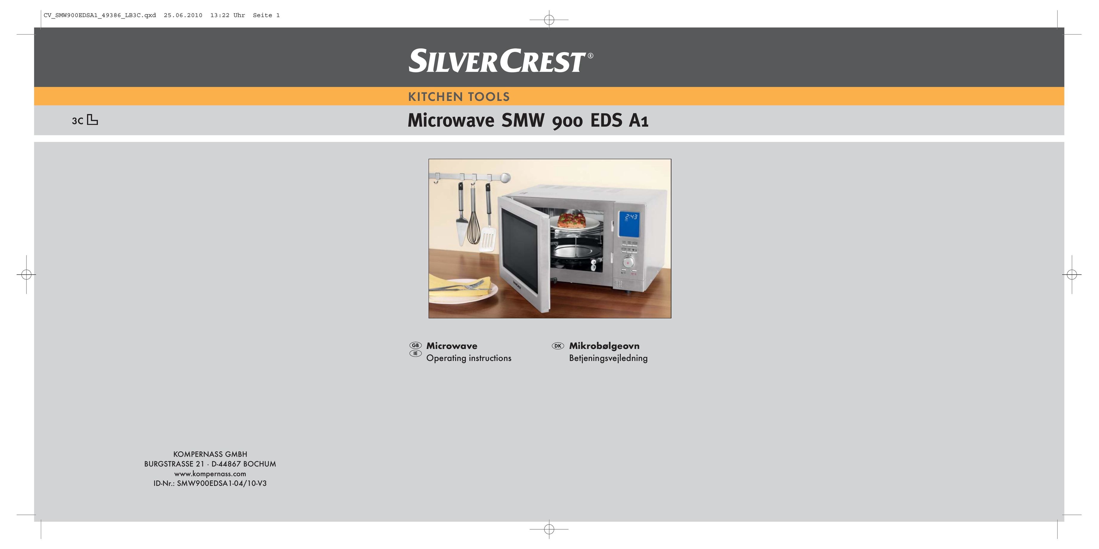 Silvercrest SMW 900 EDS A13C Microwave Oven User Manual