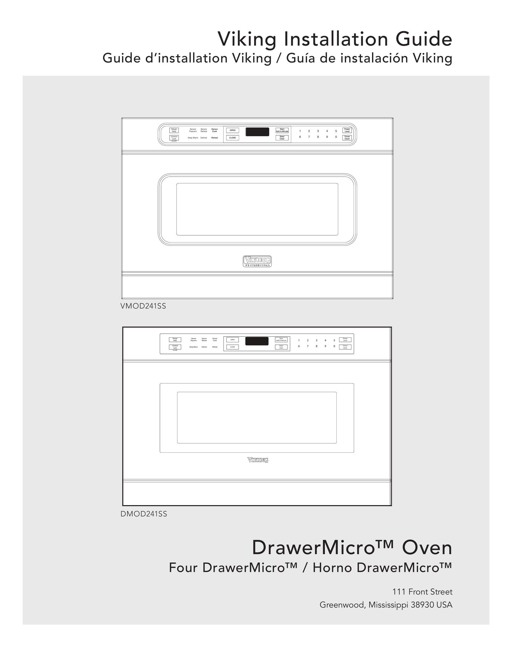 Viking VMOD241SS Microwave Oven User Manual