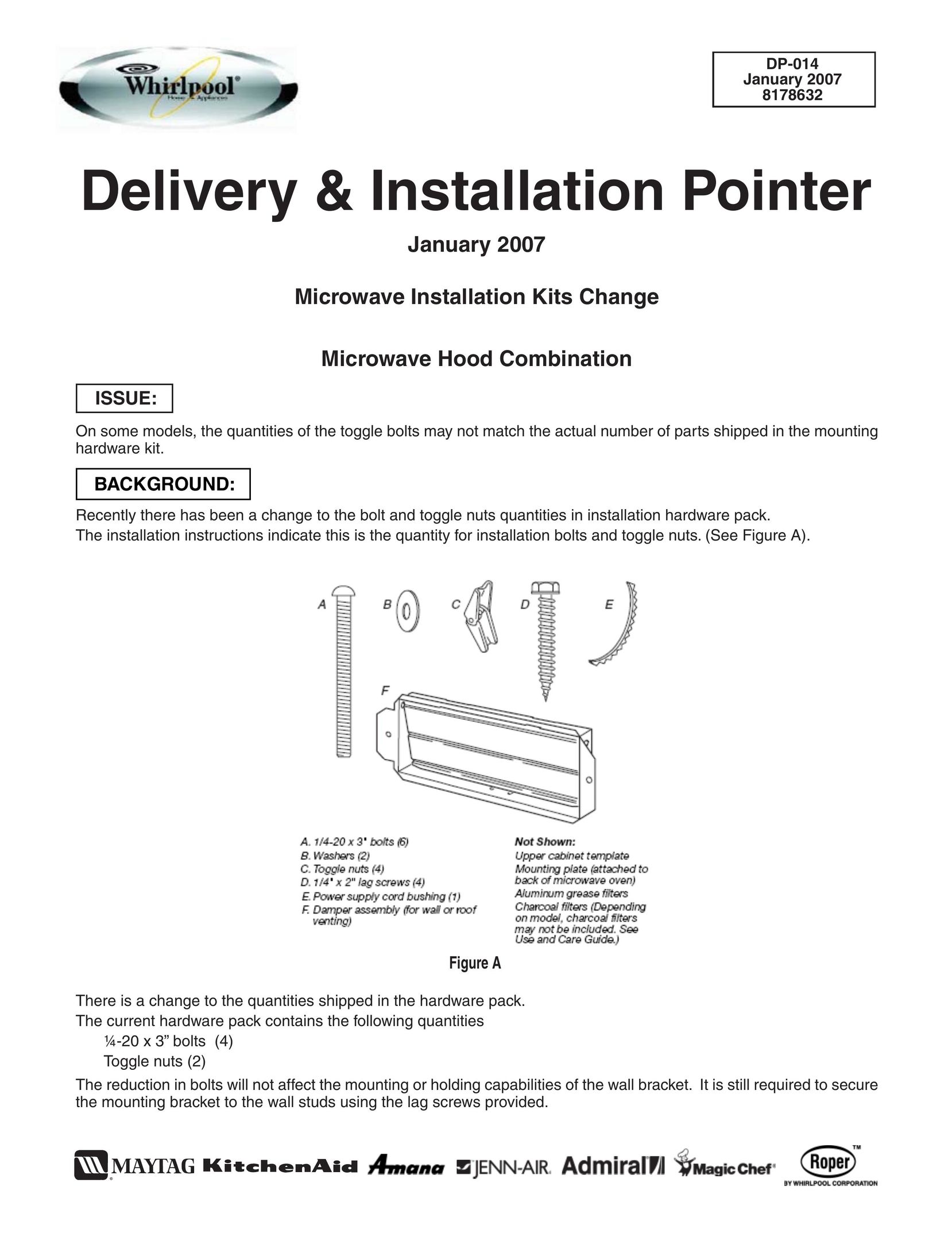 Whirlpool DP-014 Microwave Oven User Manual