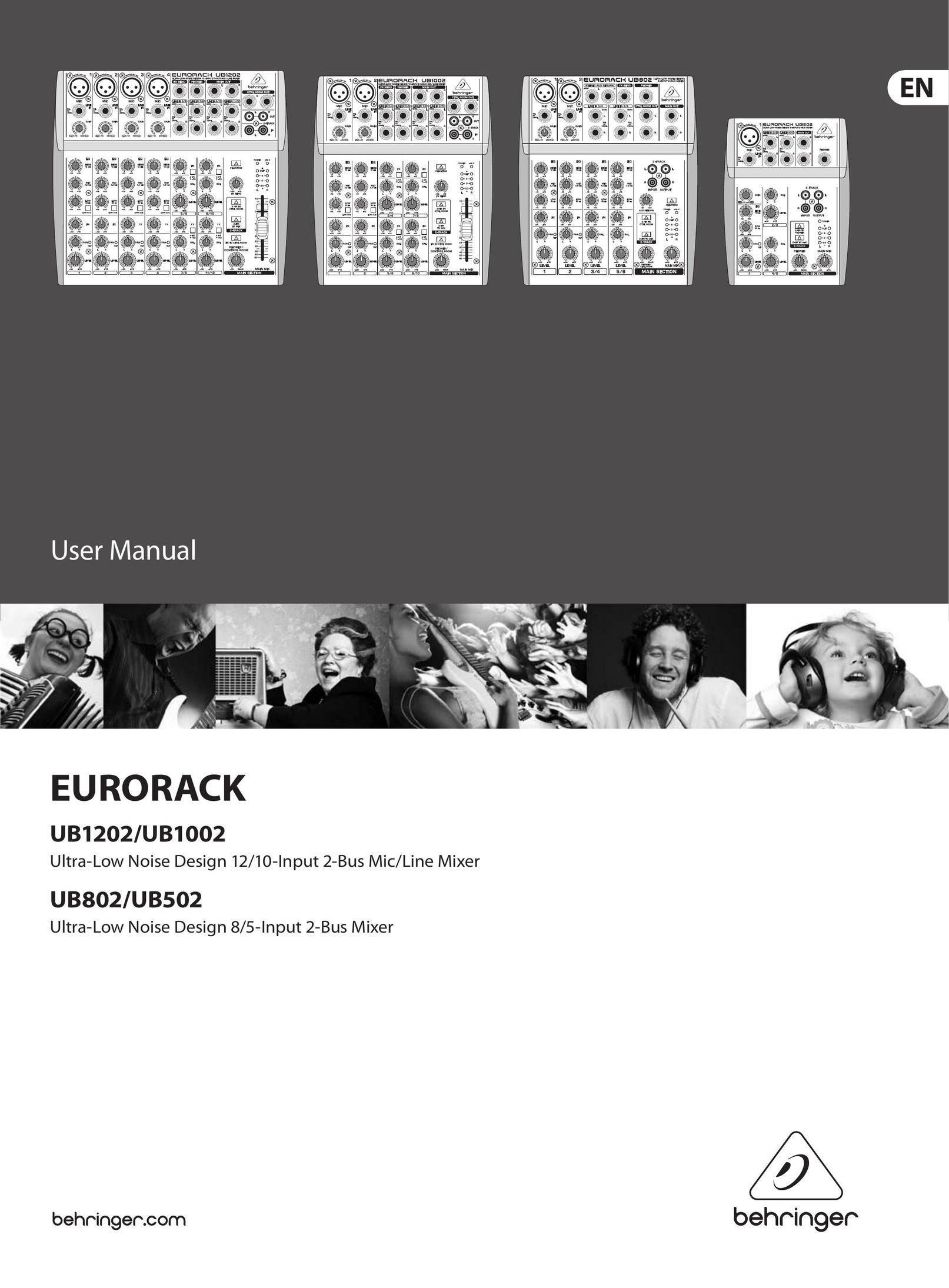 Behringer UB802/UB502 Mixer User Manual
