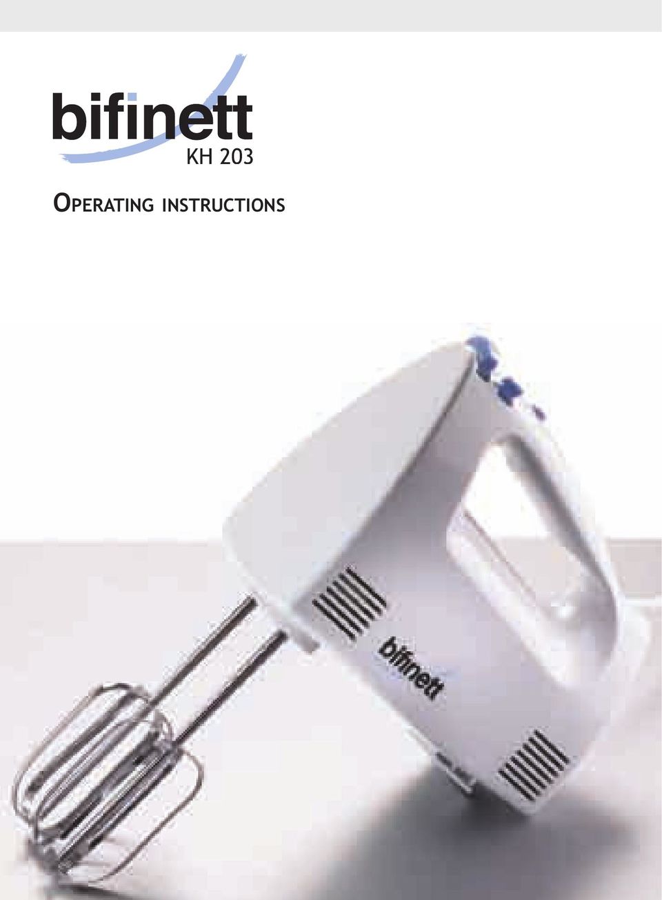 Bifinett KH 203 Mixer User Manual