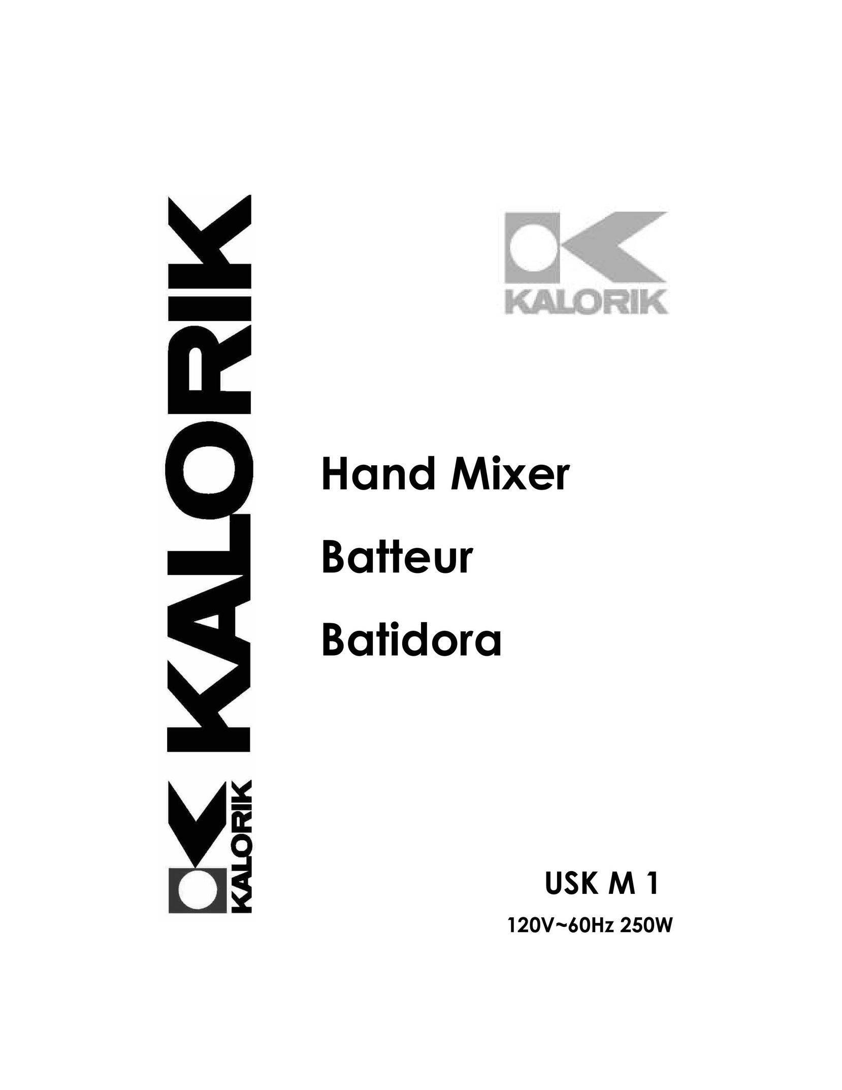 Kalorik USK M 1 Mixer User Manual