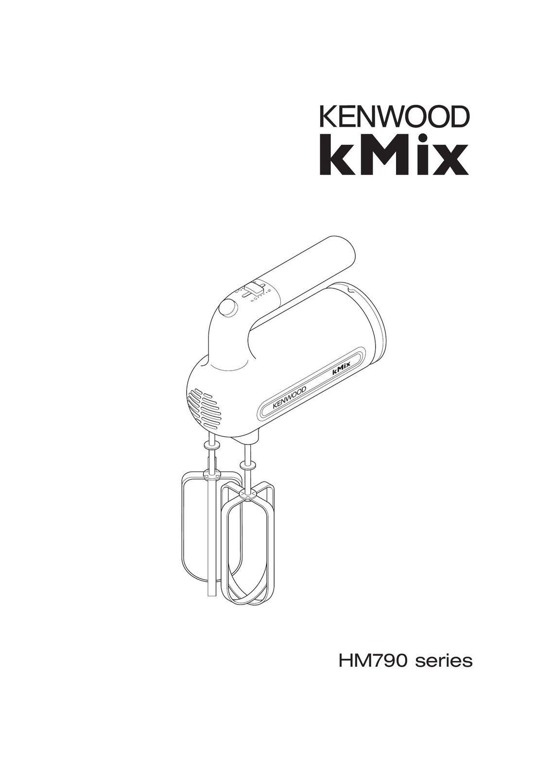 Kenwood HM790 Mixer User Manual