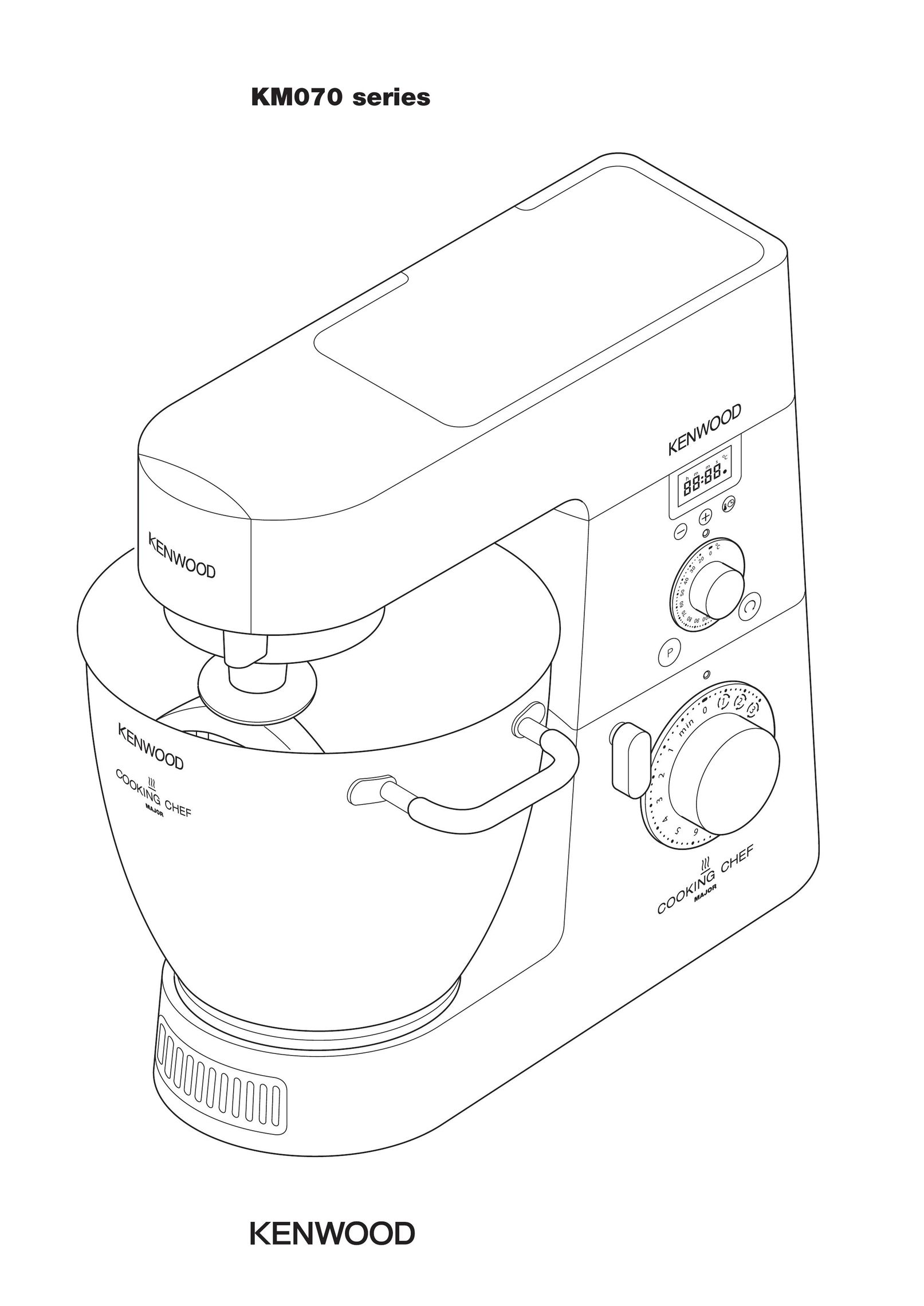 Kenwood KM070 series Mixer User Manual