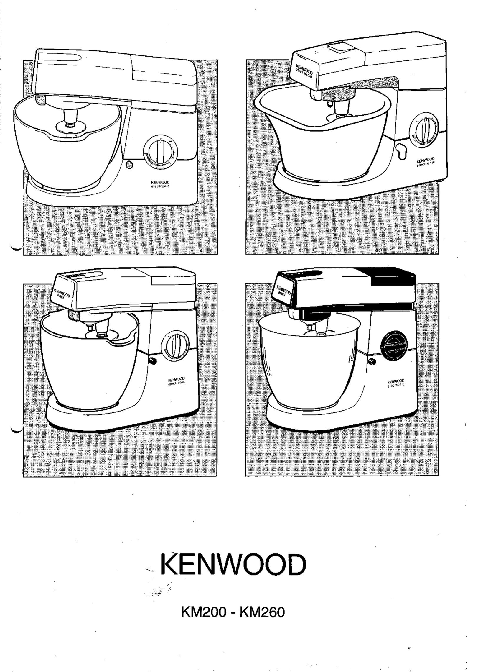 Kenwood KM200 Mixer User Manual