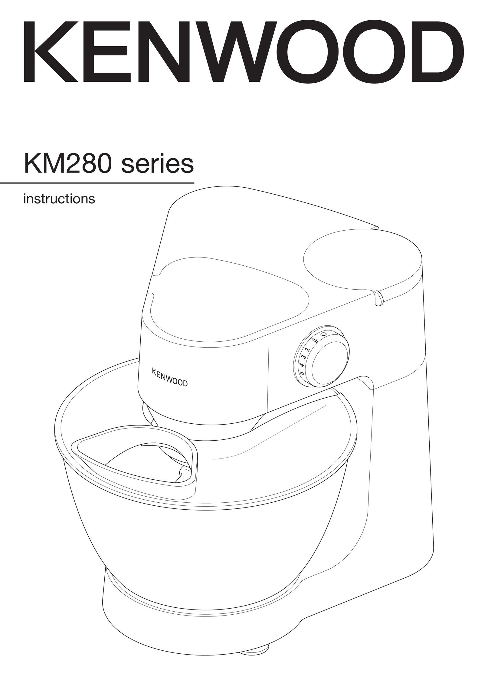 Kenwood KM280 Mixer User Manual