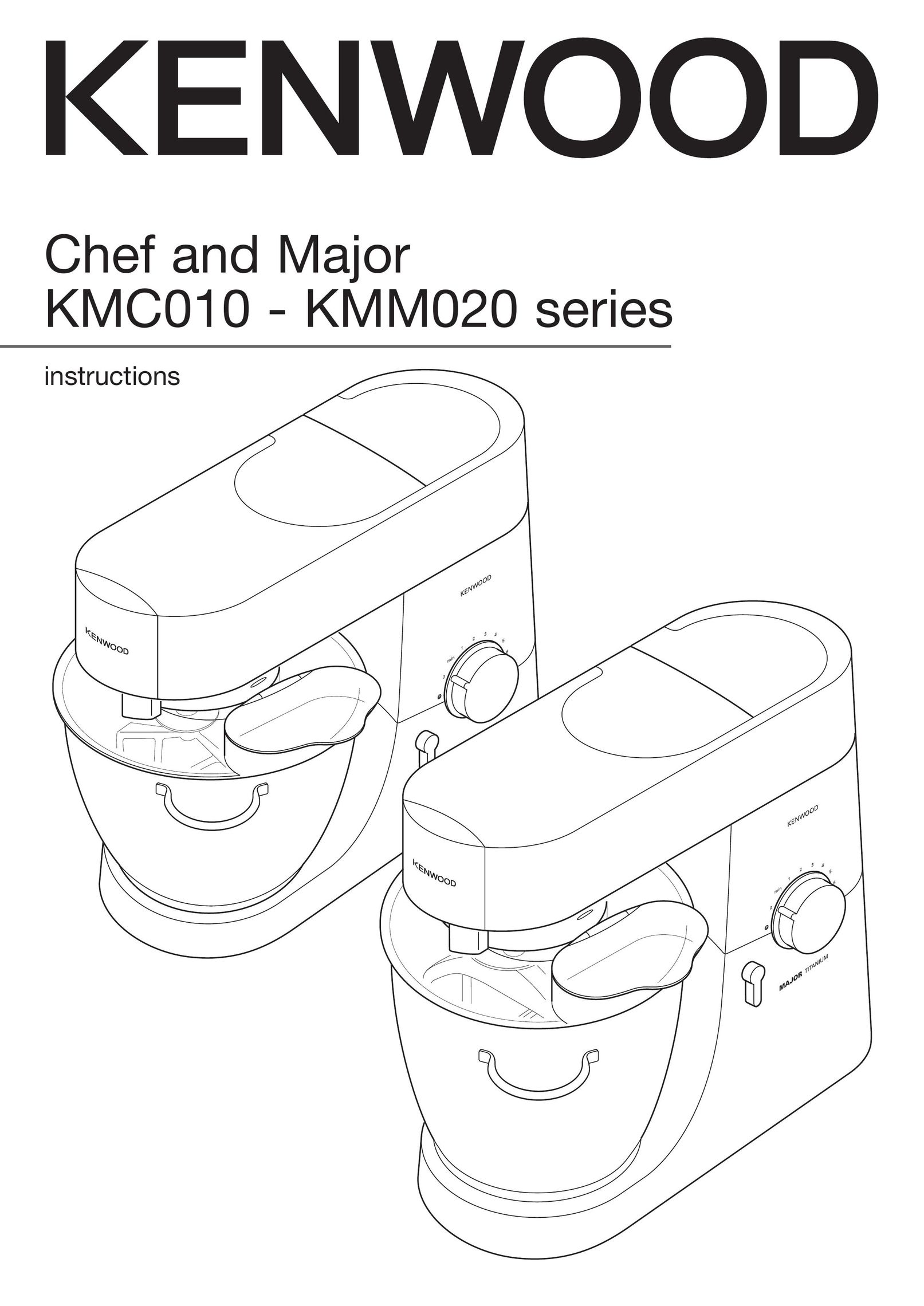 Kenwood KMC010 Mixer User Manual