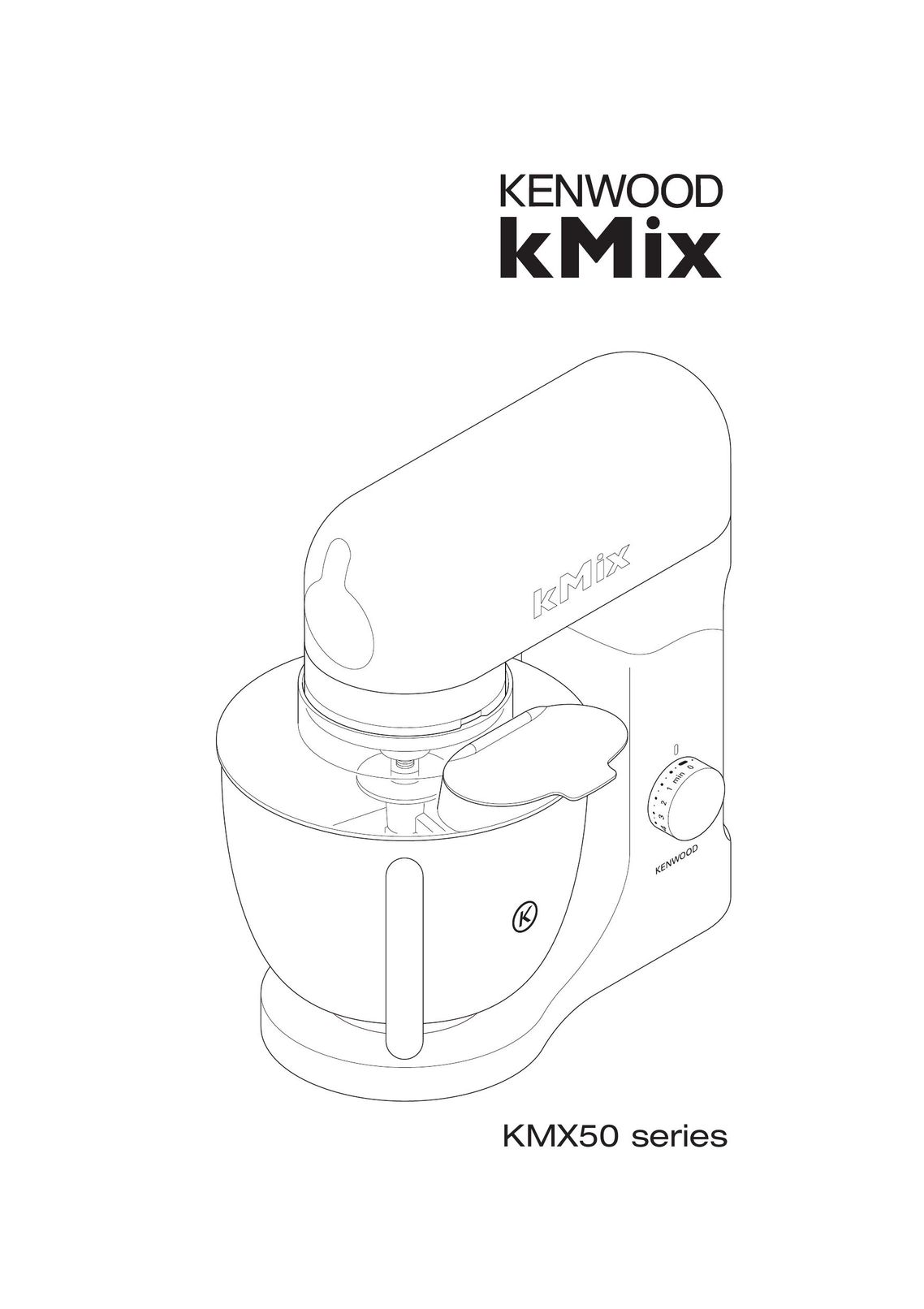 Kenwood KMX50 Mixer User Manual