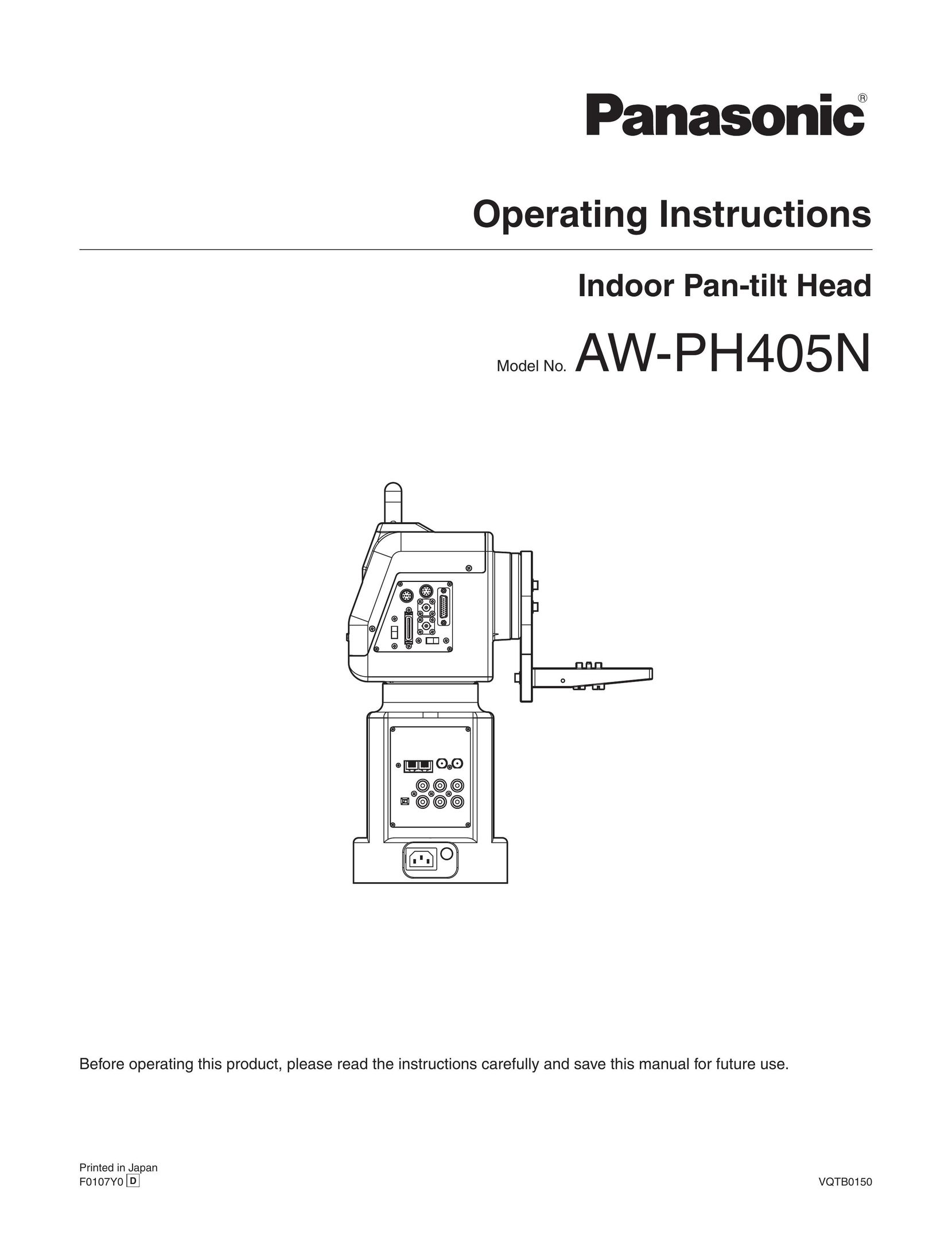 Panasonic AW-PH405N Mixer User Manual