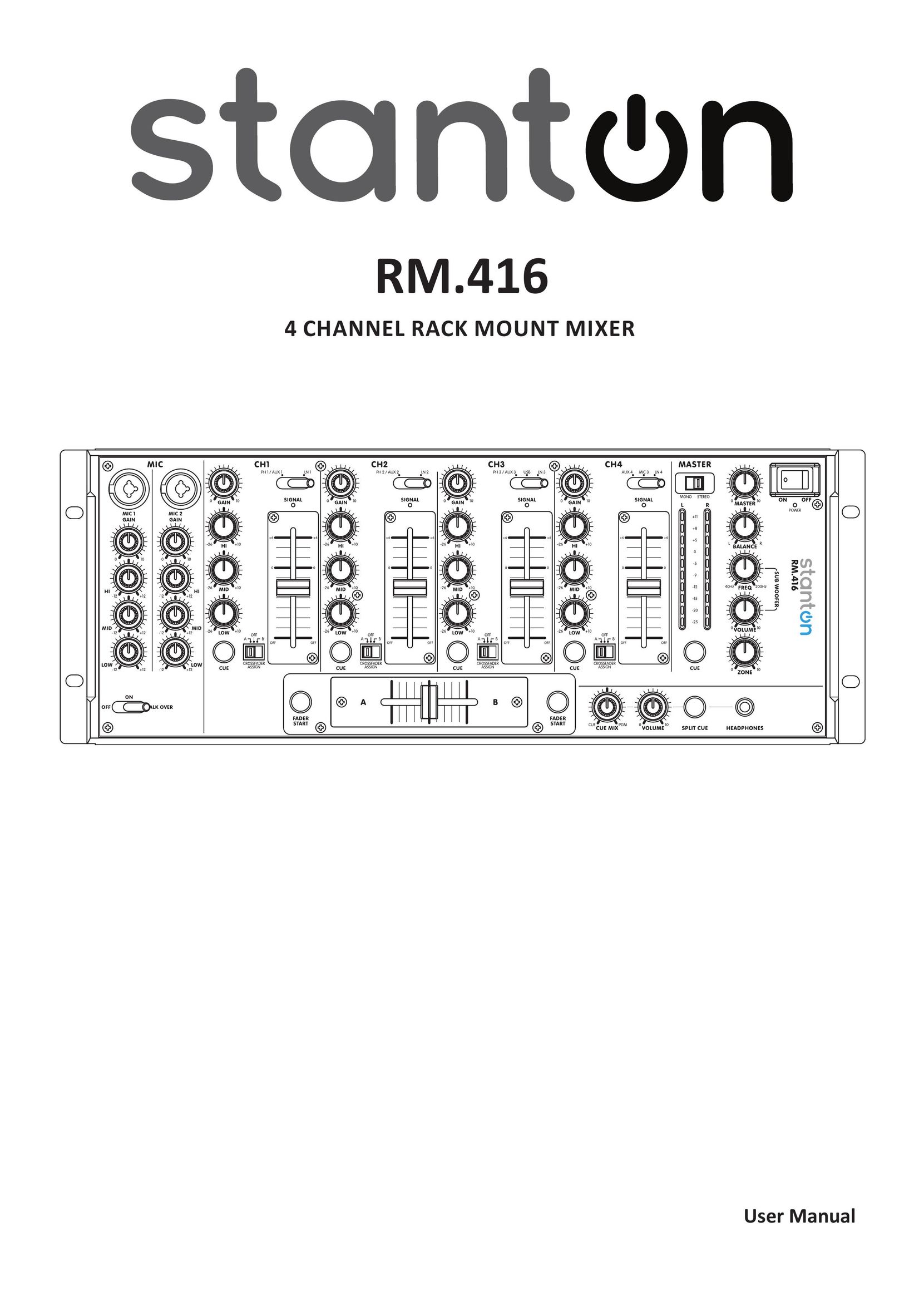 Stanton RM.416 Mixer User Manual