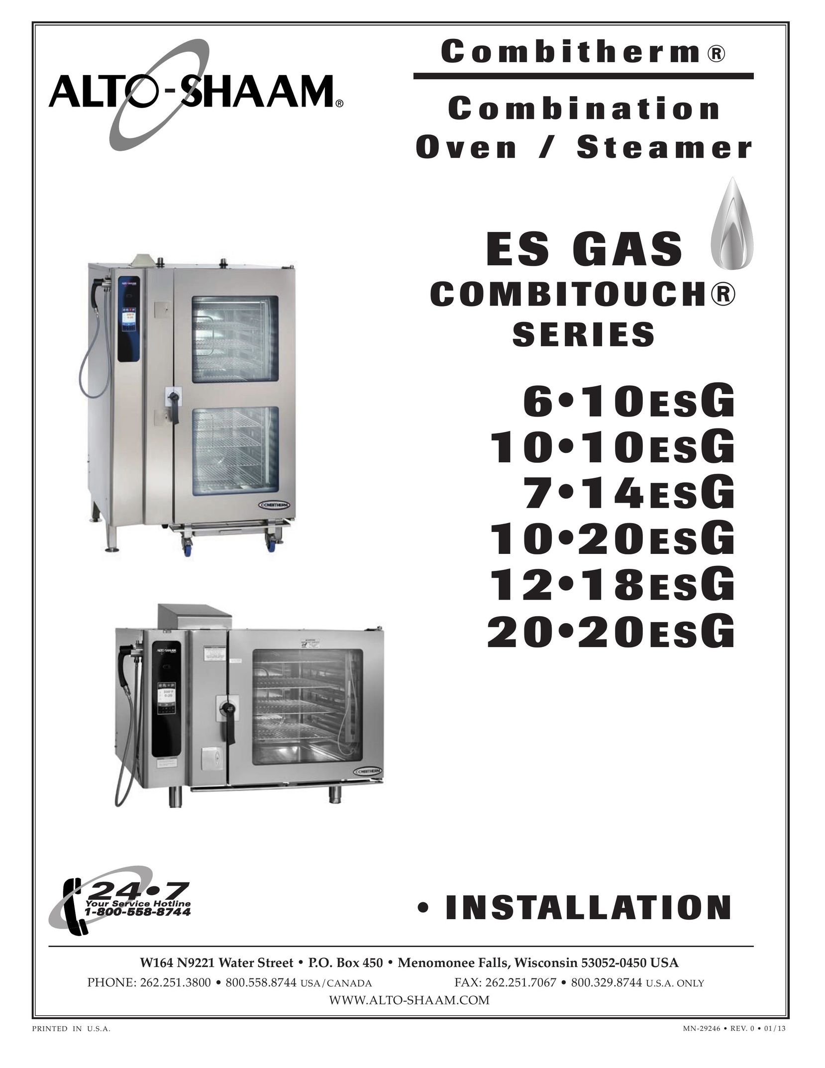 Alto-Shaam 1010ESG Oven User Manual
