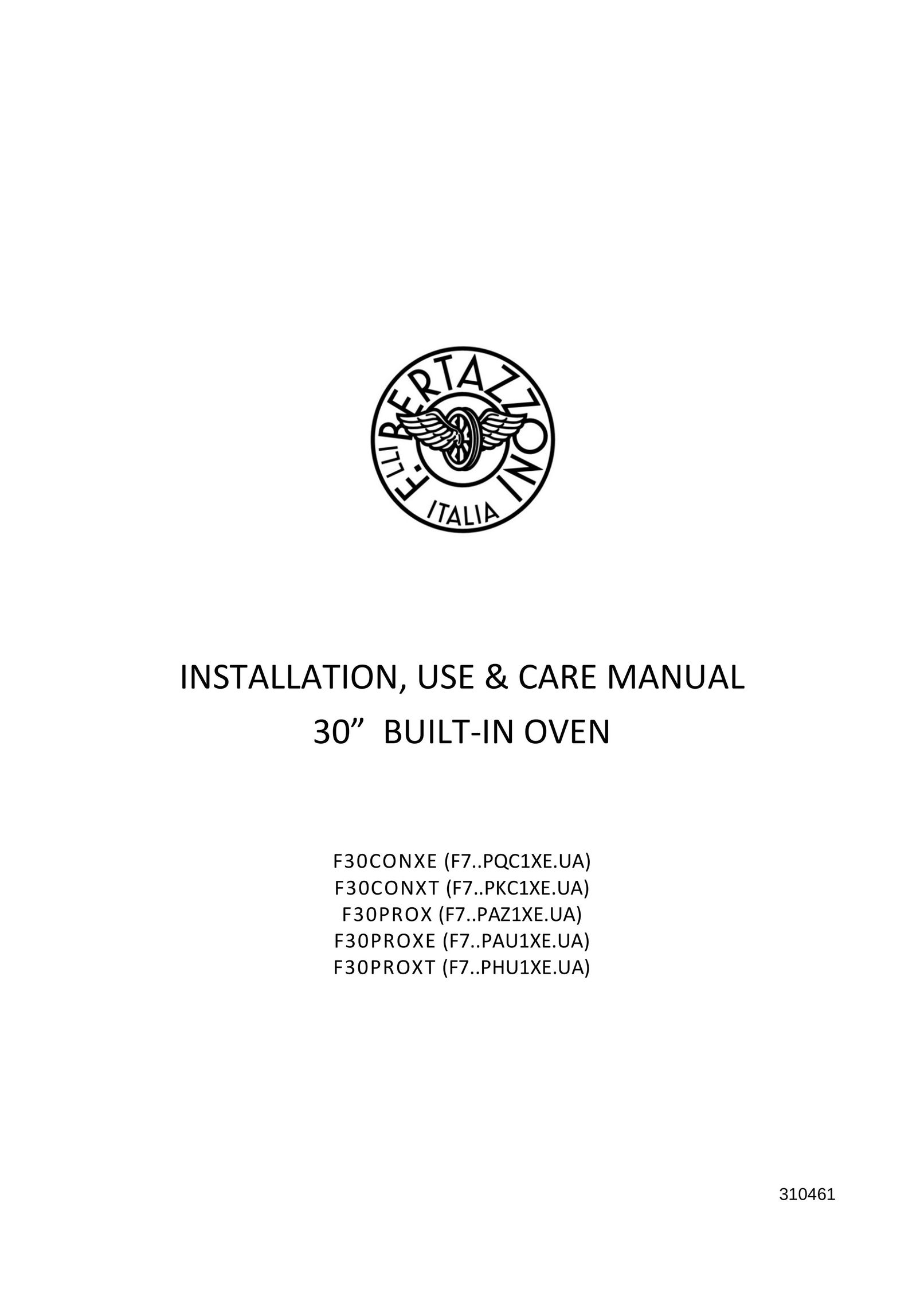 Bertazzoni F30PROXT Oven User Manual