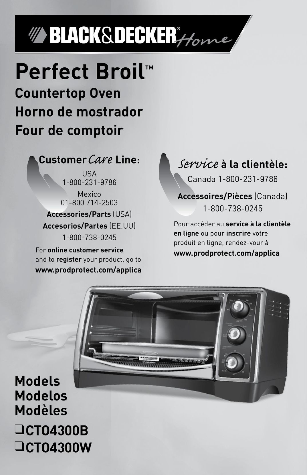 Black & Decker CTO4300BUC Oven User Manual