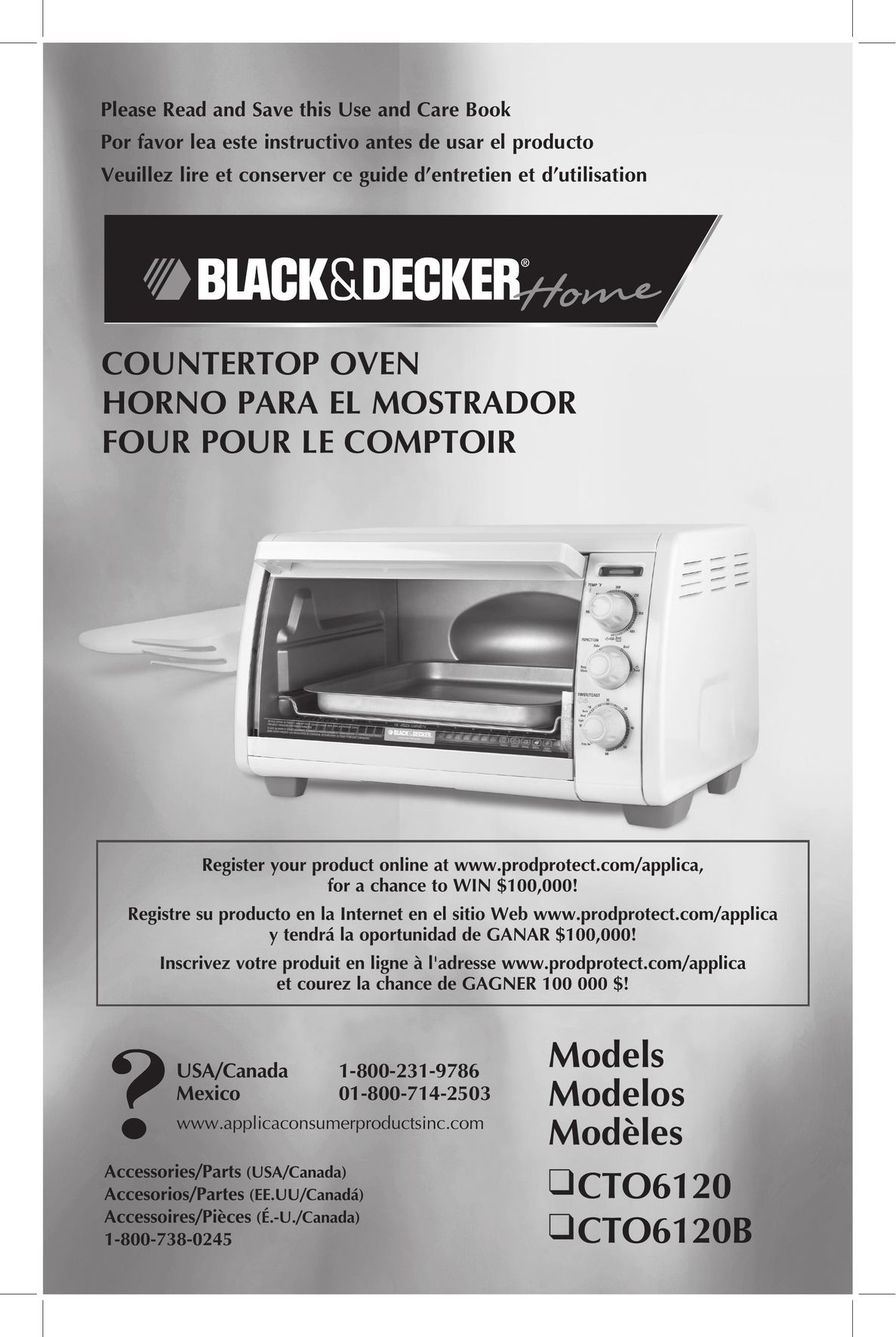 Black & Decker CTO6120 Oven User Manual