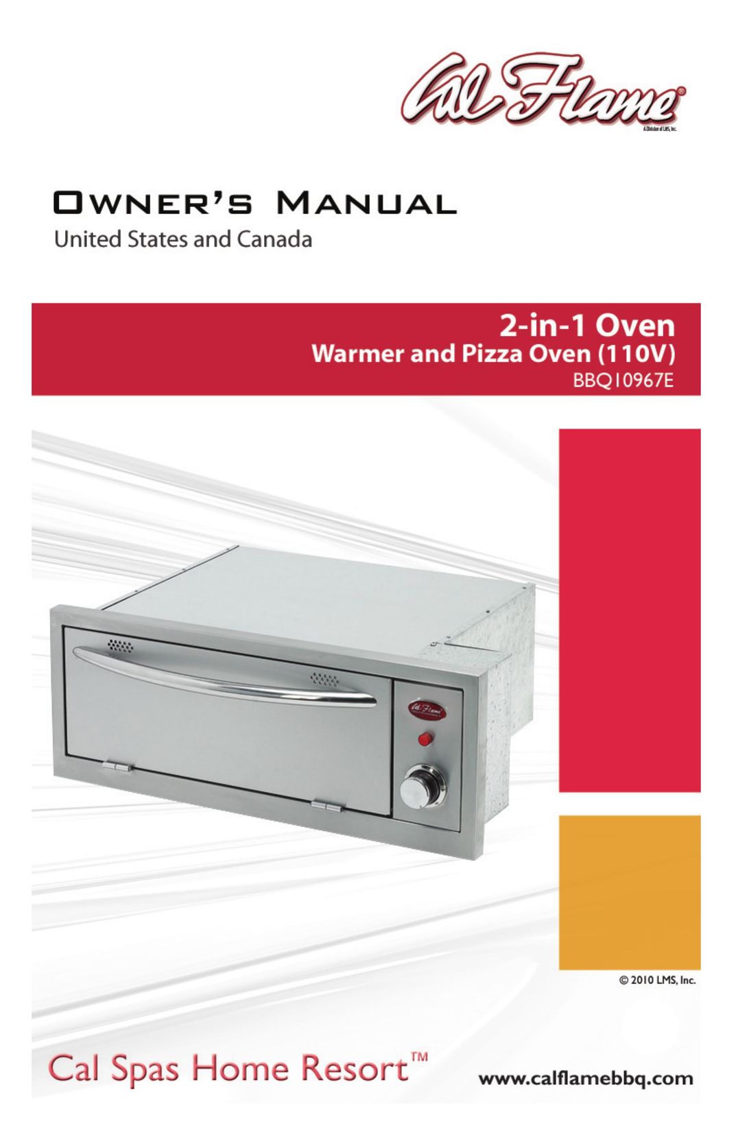 Cal Flame BBQ10967E Oven User Manual