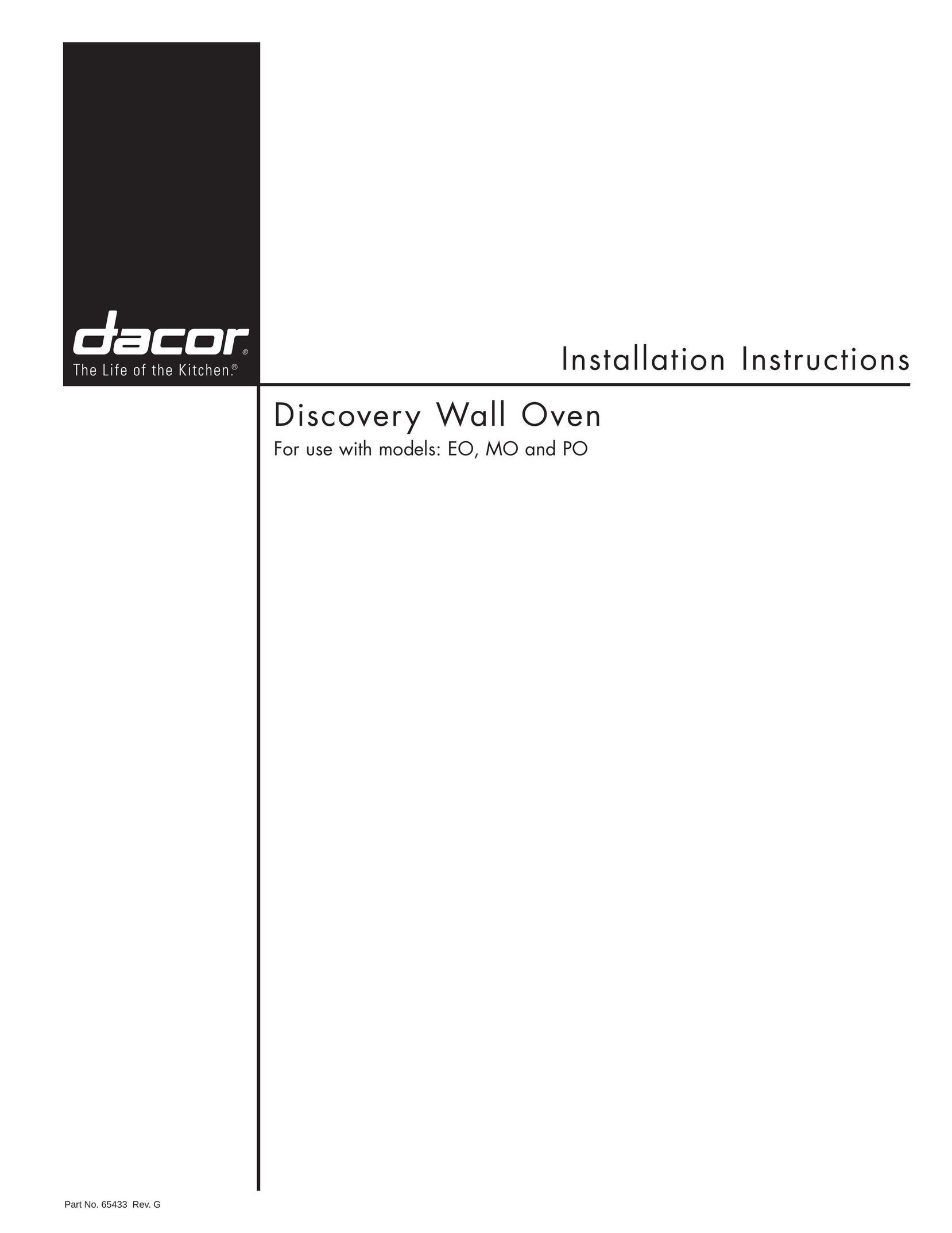 Dacor EO Oven User Manual