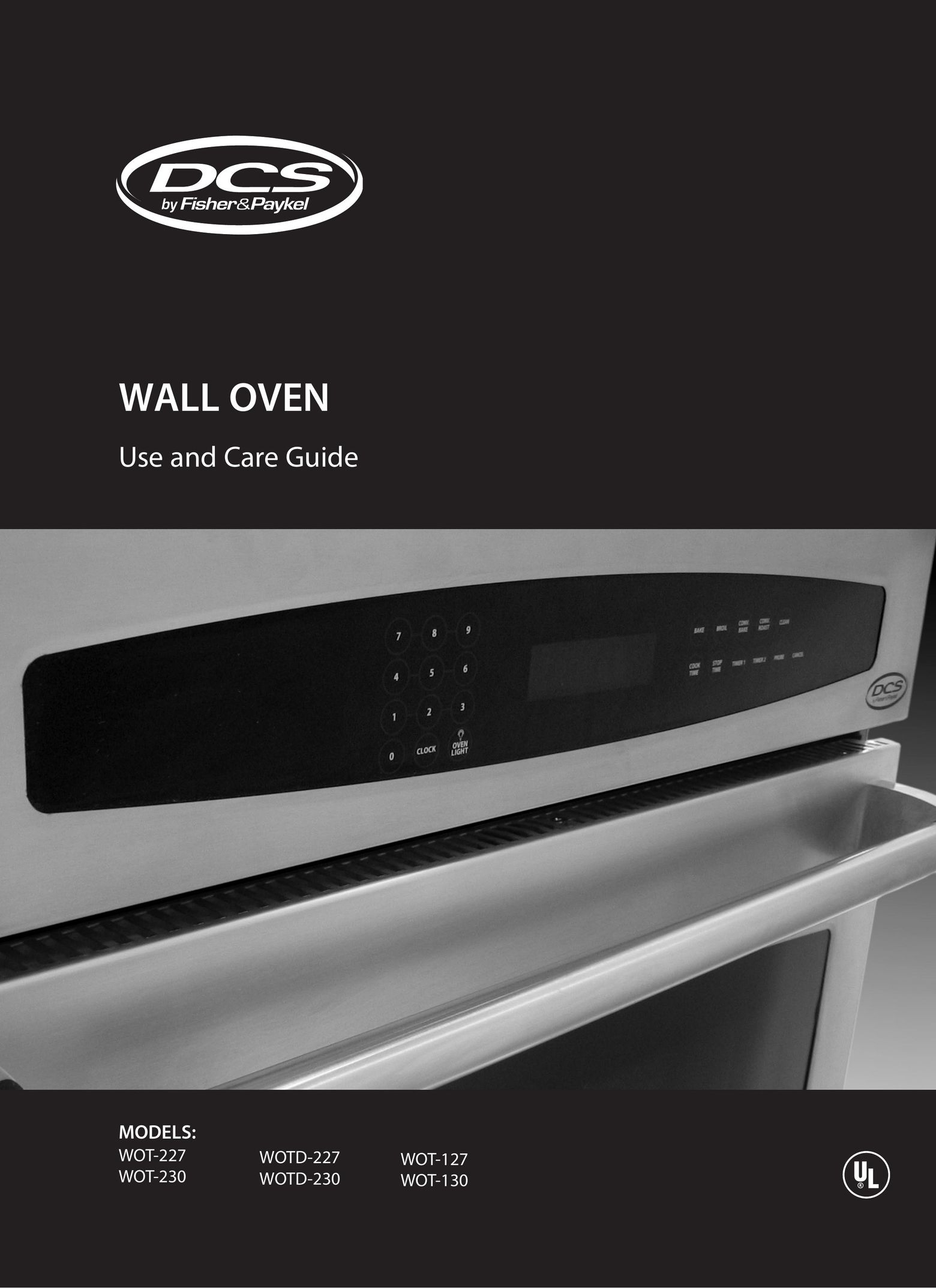 DCS WOTD-230 Oven User Manual