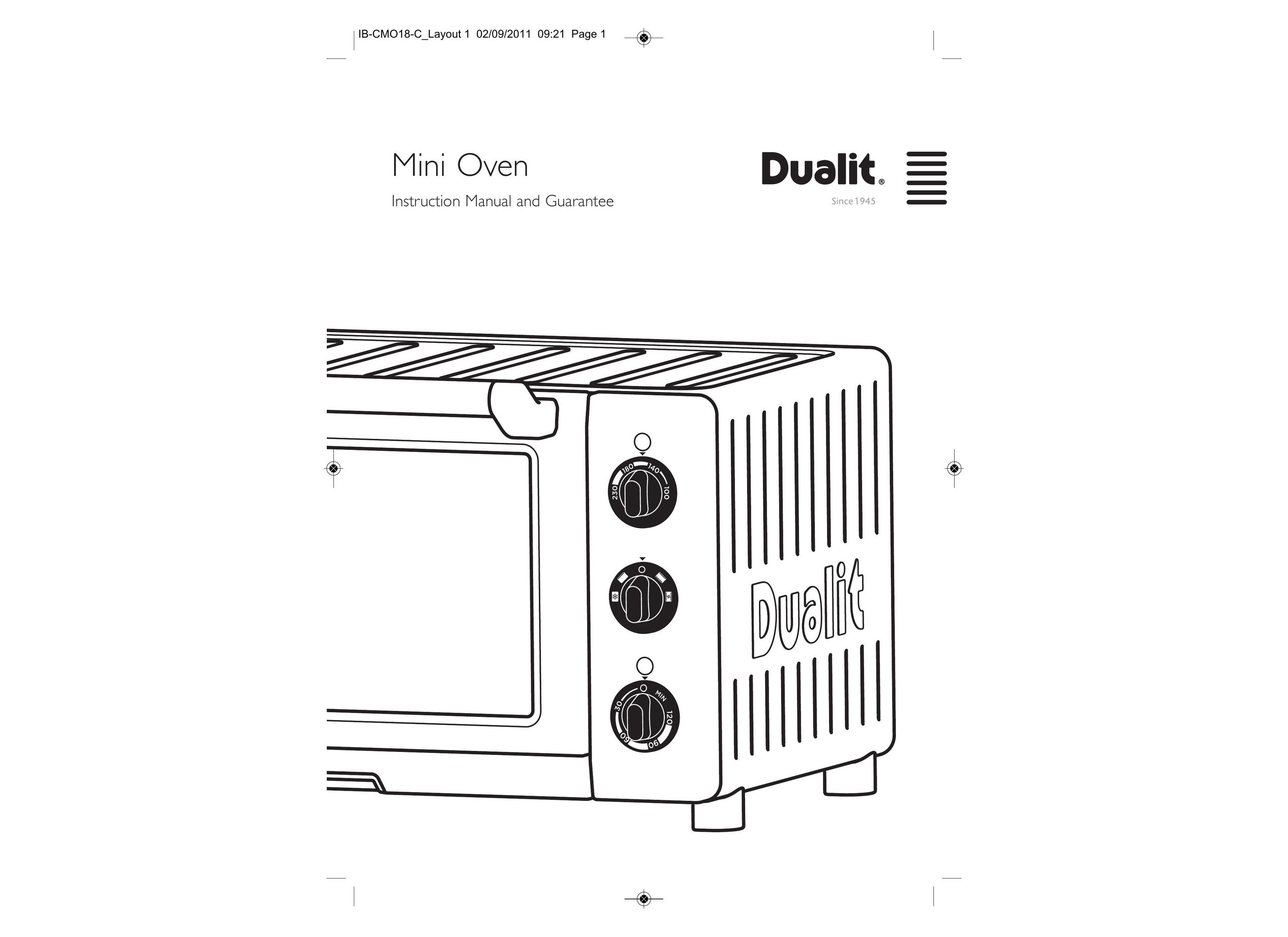 Dualit IB-CMO18-C_LAYOUT 1 Oven User Manual