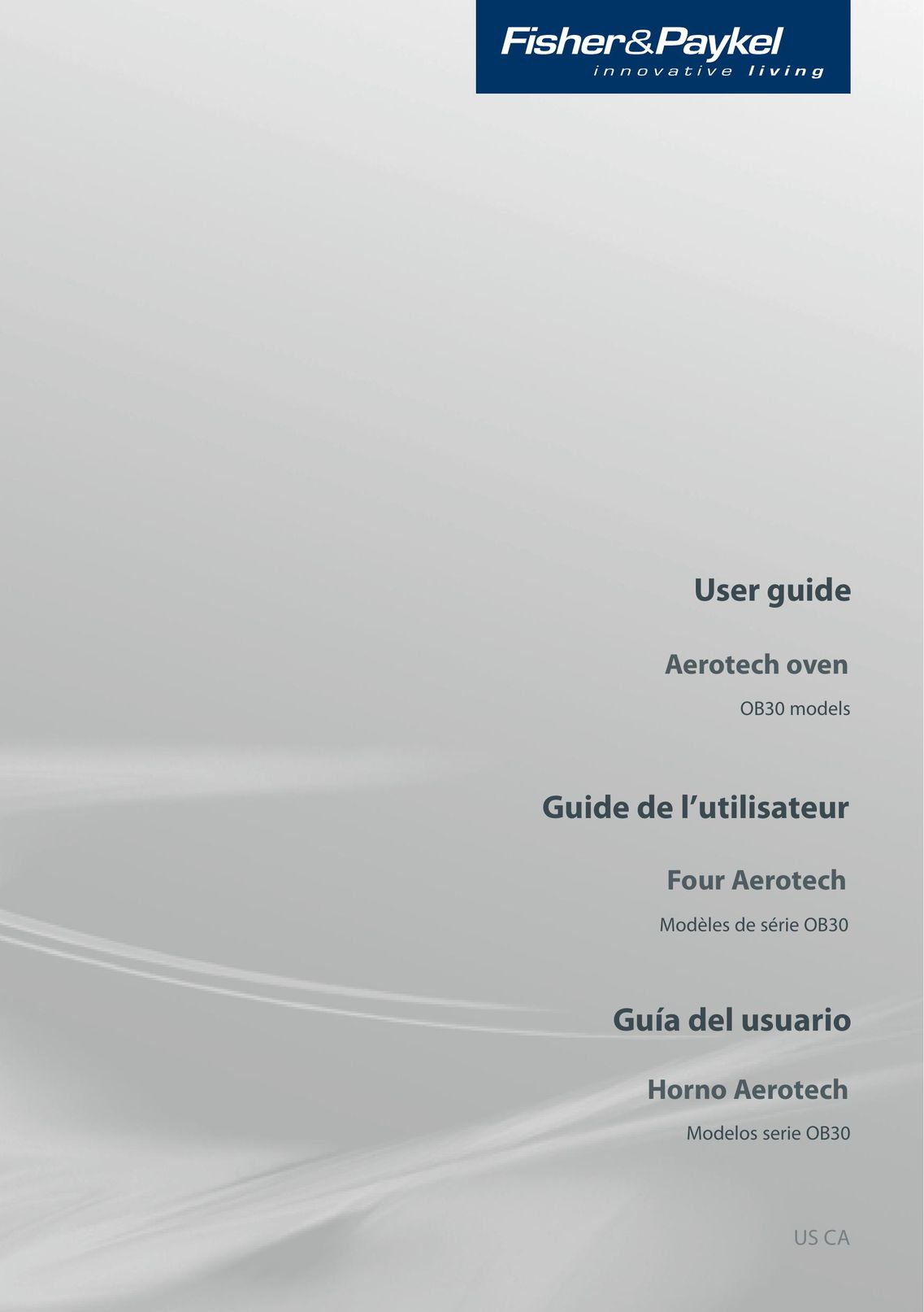 Fisher & Paykel OB30 Oven User Manual