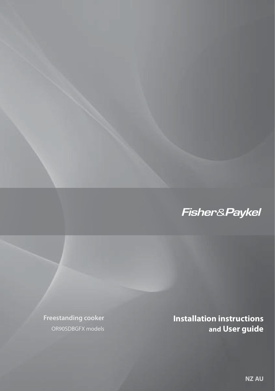 Fisher & Paykel OR90SDBGFX Oven User Manual