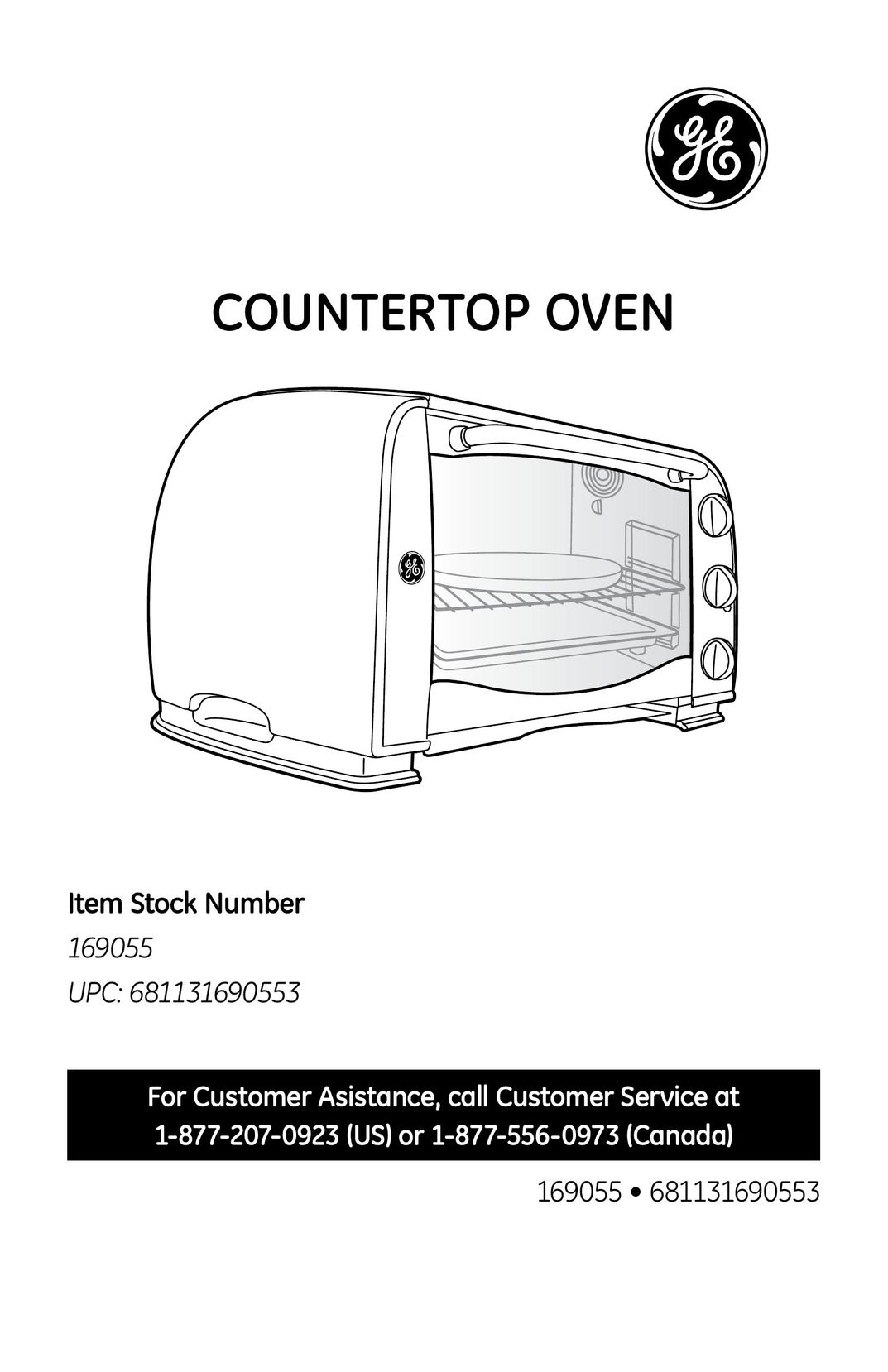 GE Countertop Oven Oven User Manual