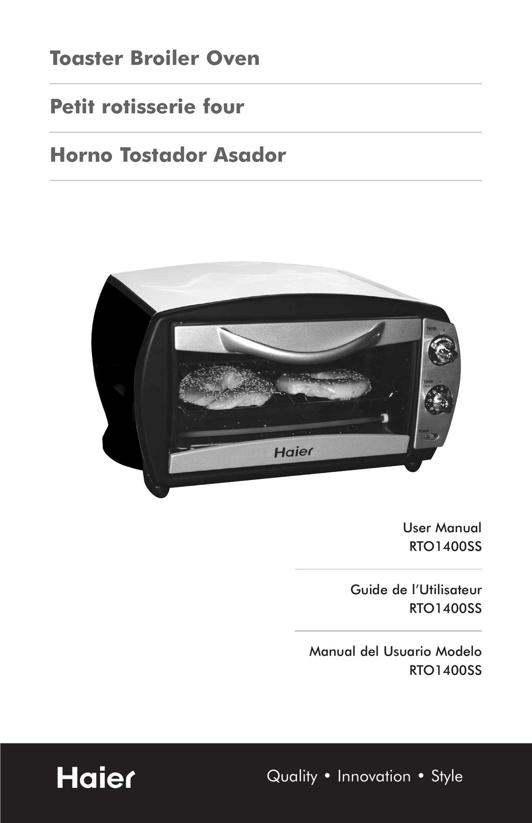 Haier RTO1400SS Oven User Manual