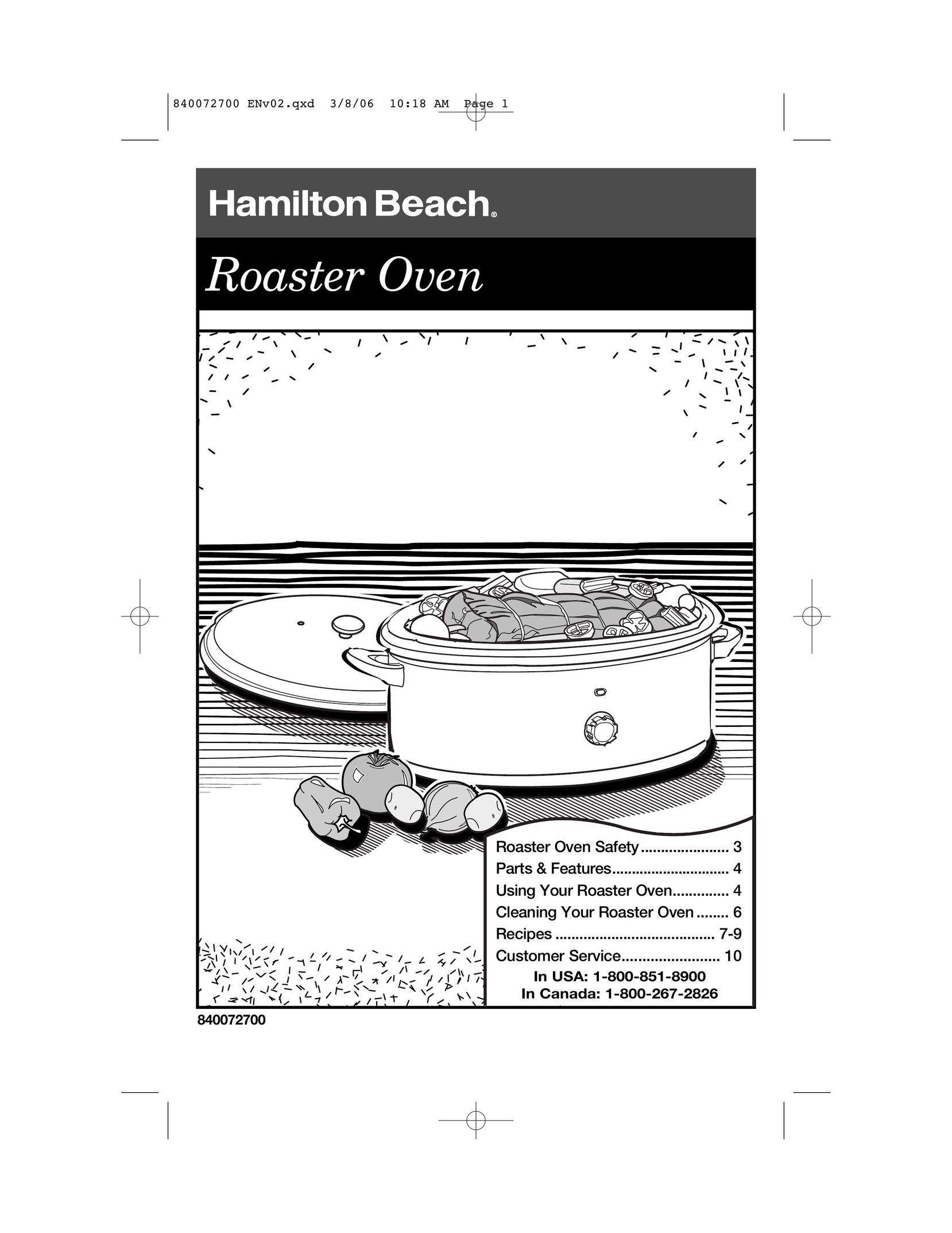 Hamilton Beach 32600s Oven User Manual