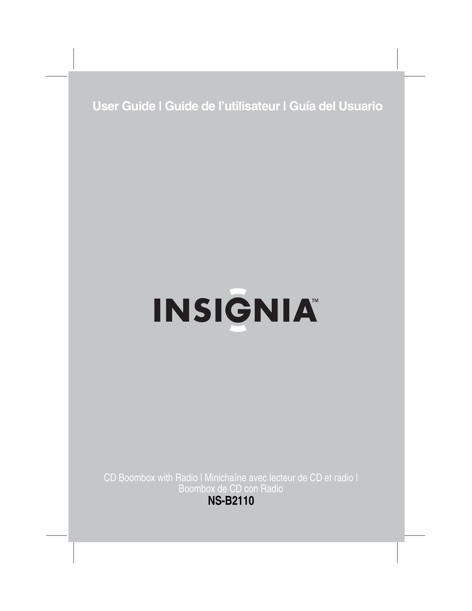 Insignia NS-B2110 Oven User Manual
