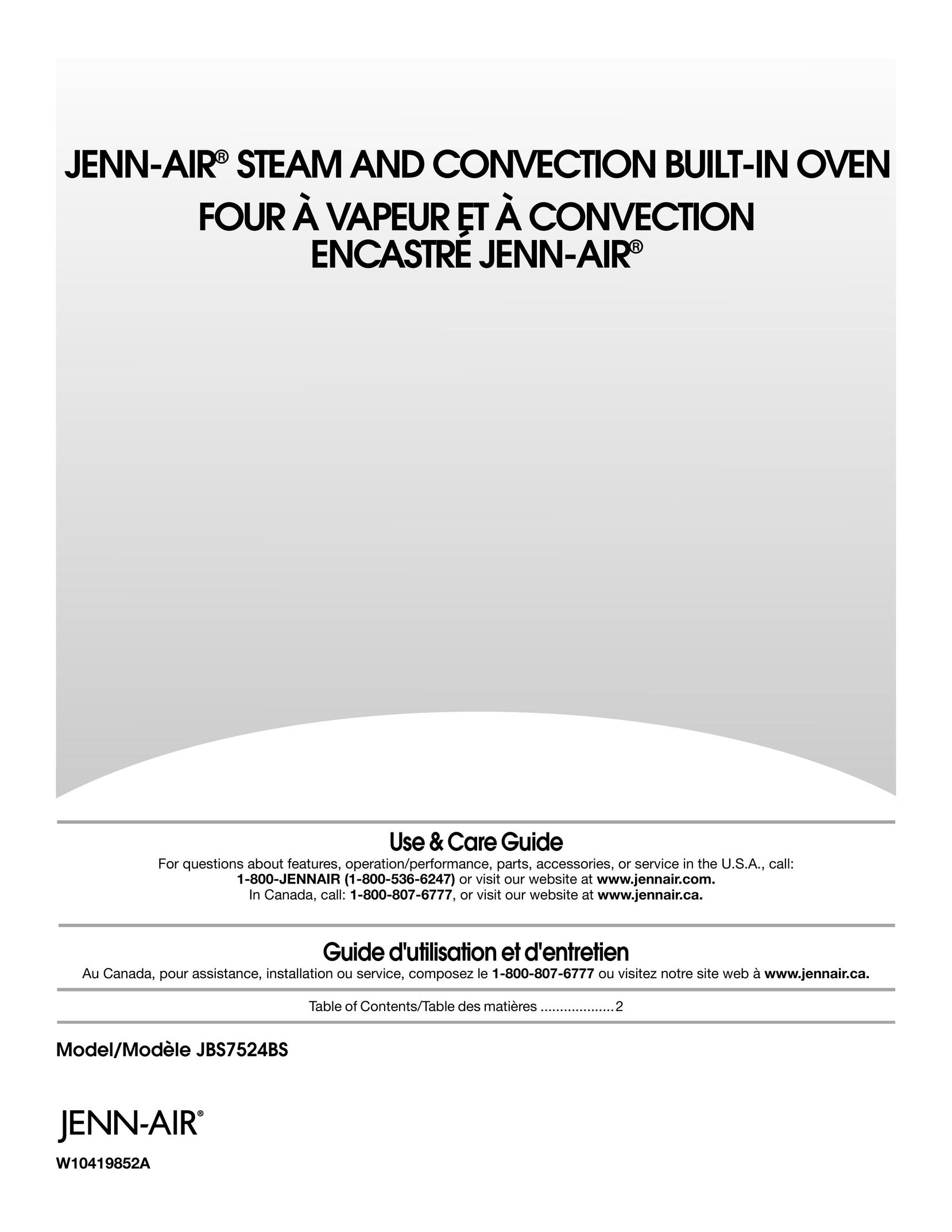 Jenn-Air JBS7524BS Oven User Manual