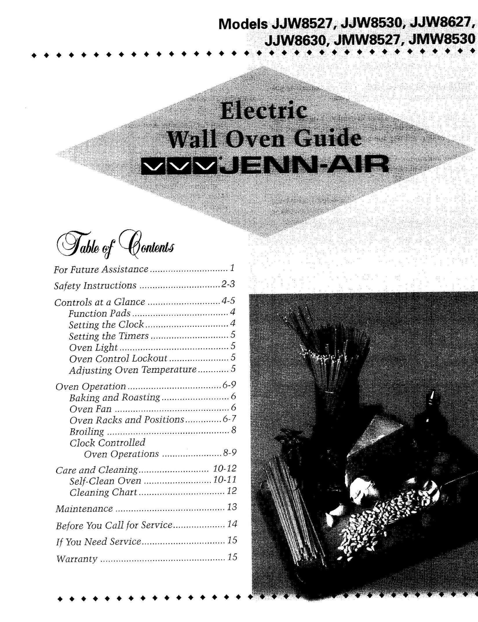 Jenn-Air JIVR /8530 Oven User Manual