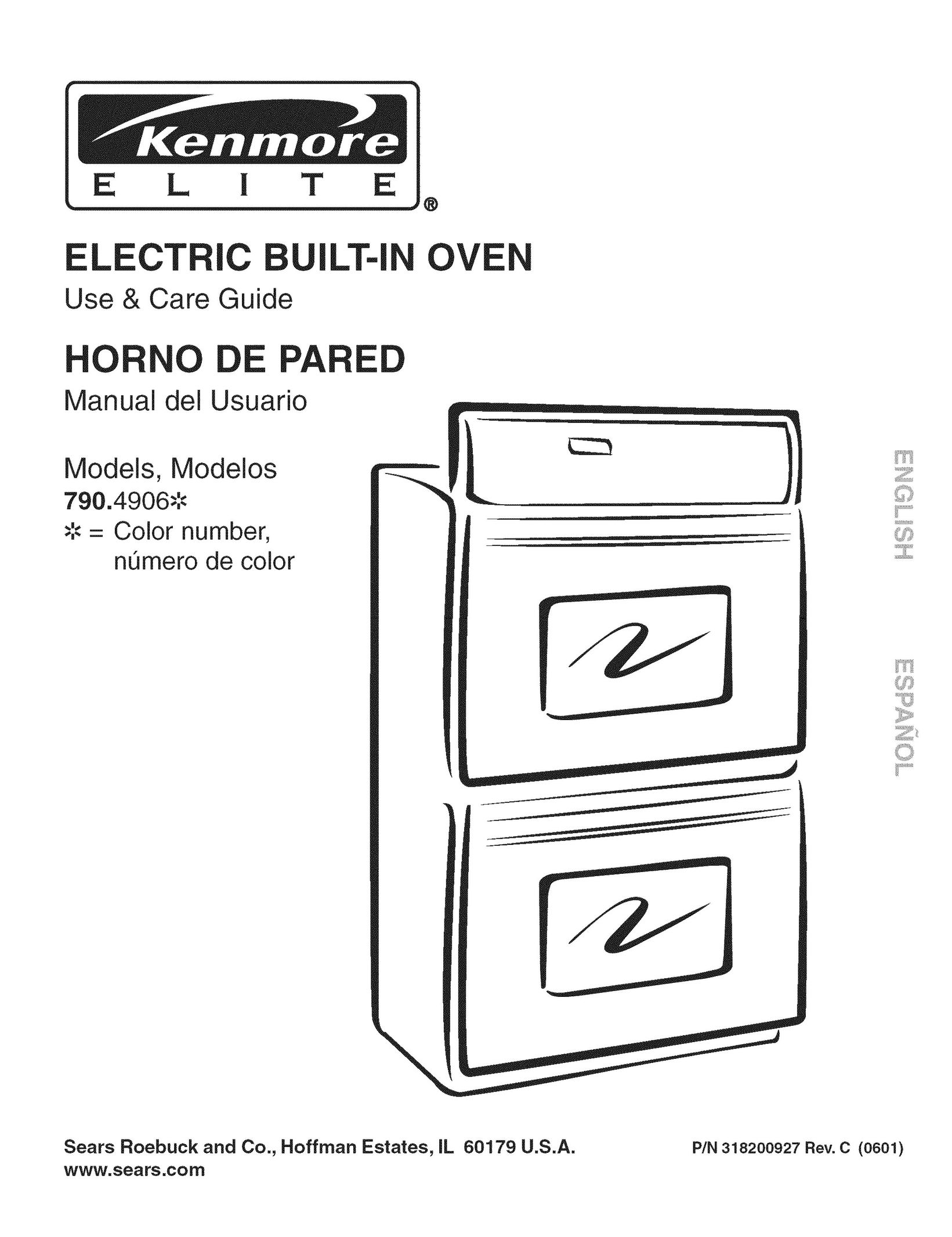 Kenmore 790.4906 Oven User Manual