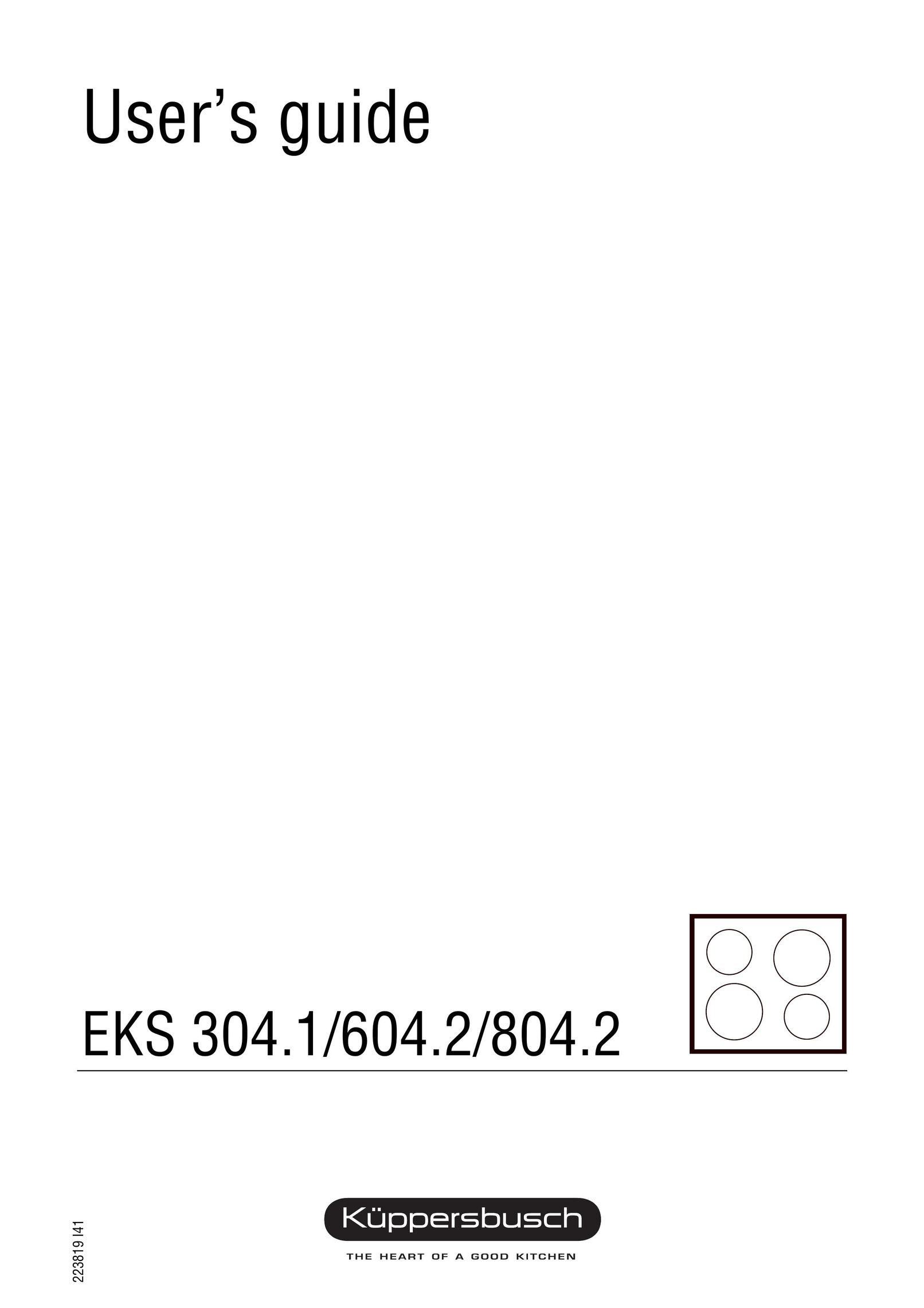 Kuppersbusch USA EKS 804.2 Oven User Manual