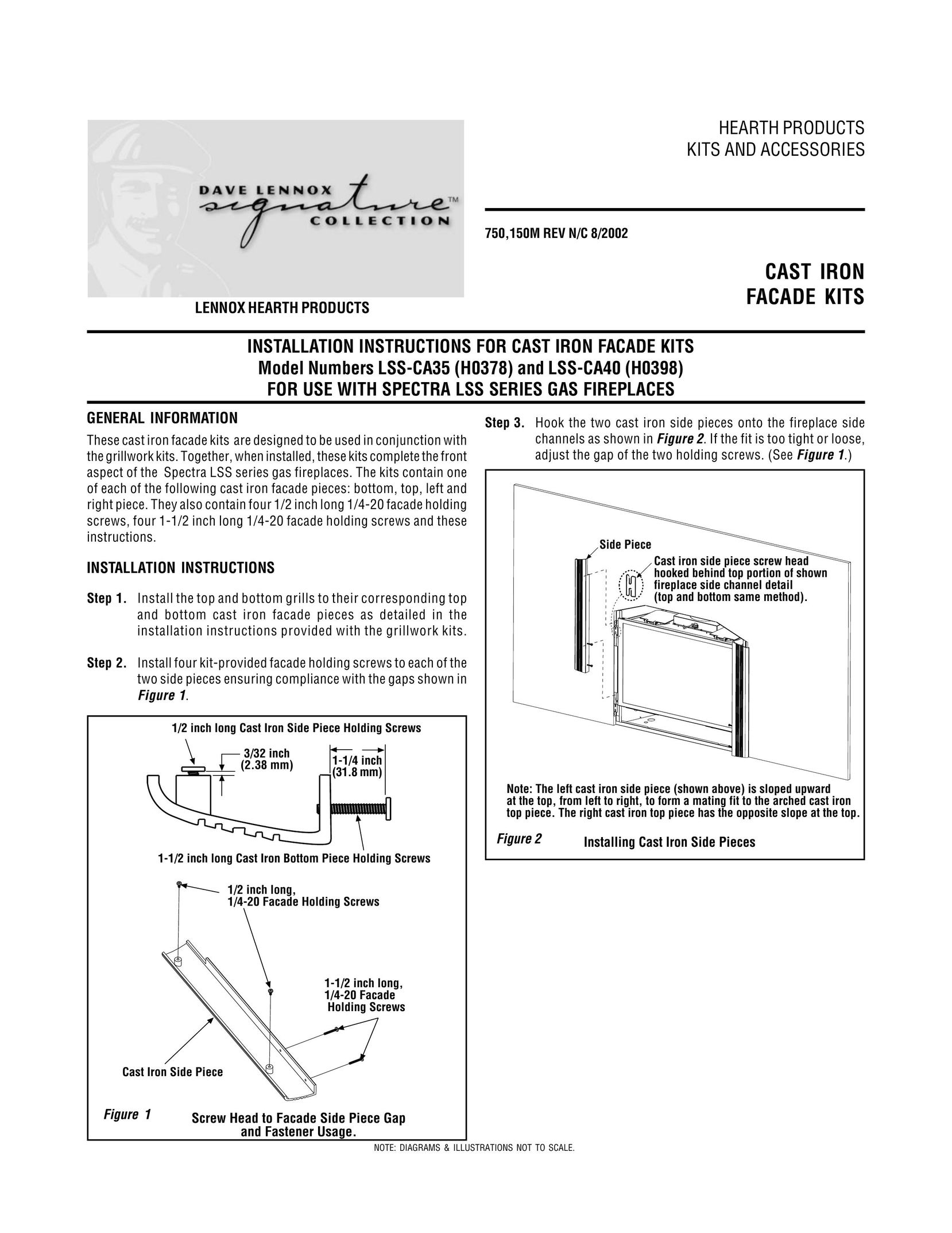 Lennox Hearth LSS-CA35 Oven User Manual