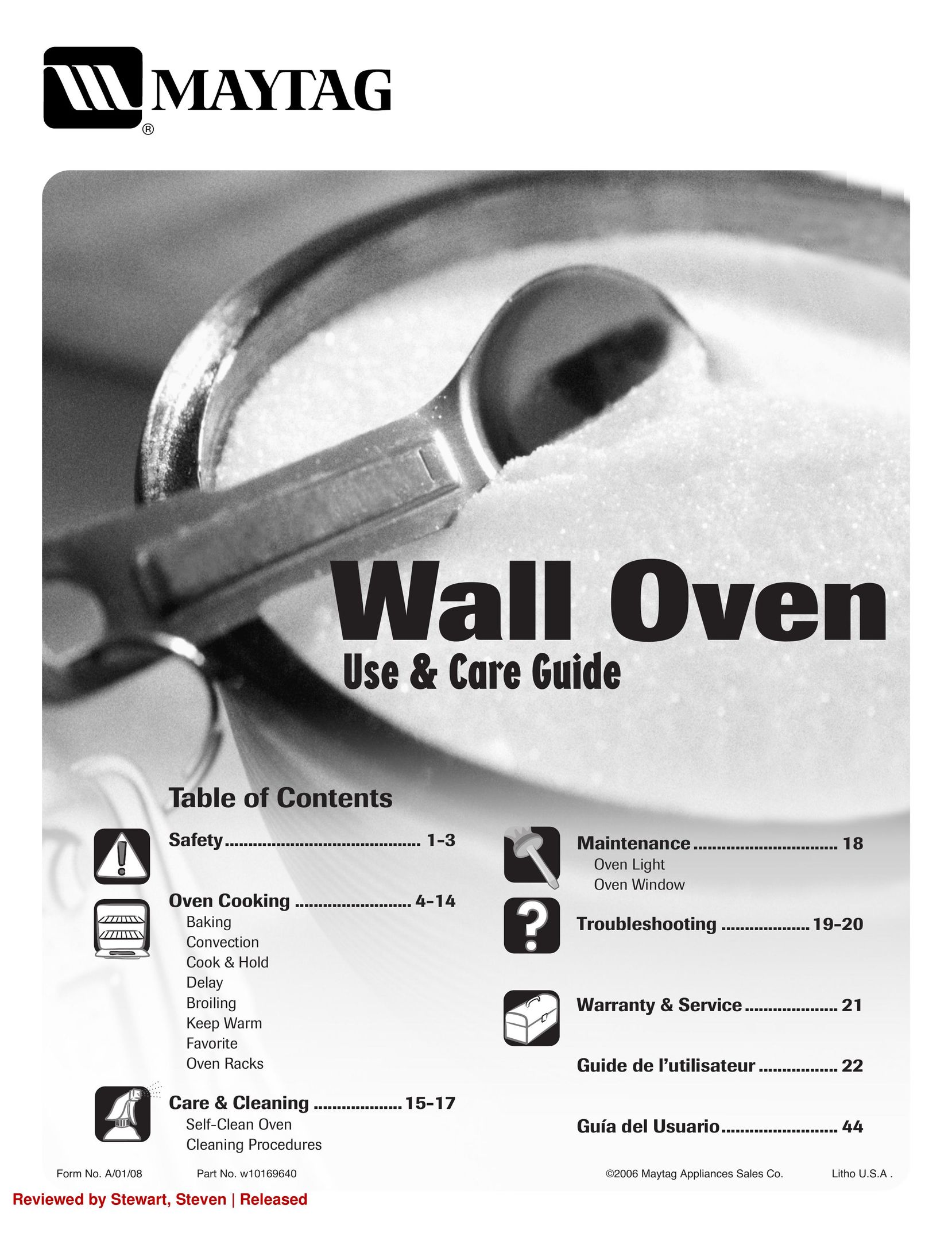 Maytag MEW6630DDW Oven User Manual