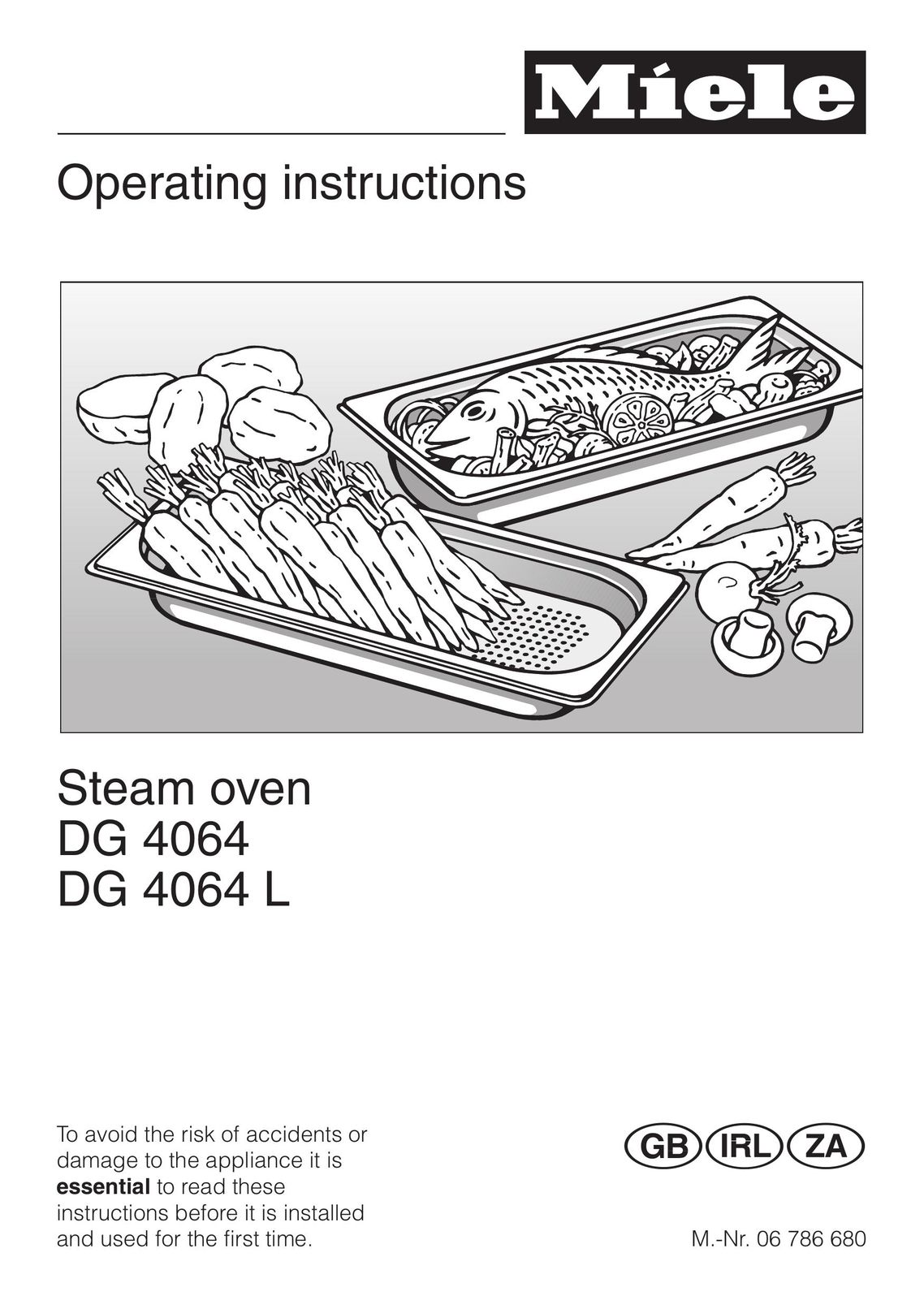 Miele DG 4064 Oven User Manual