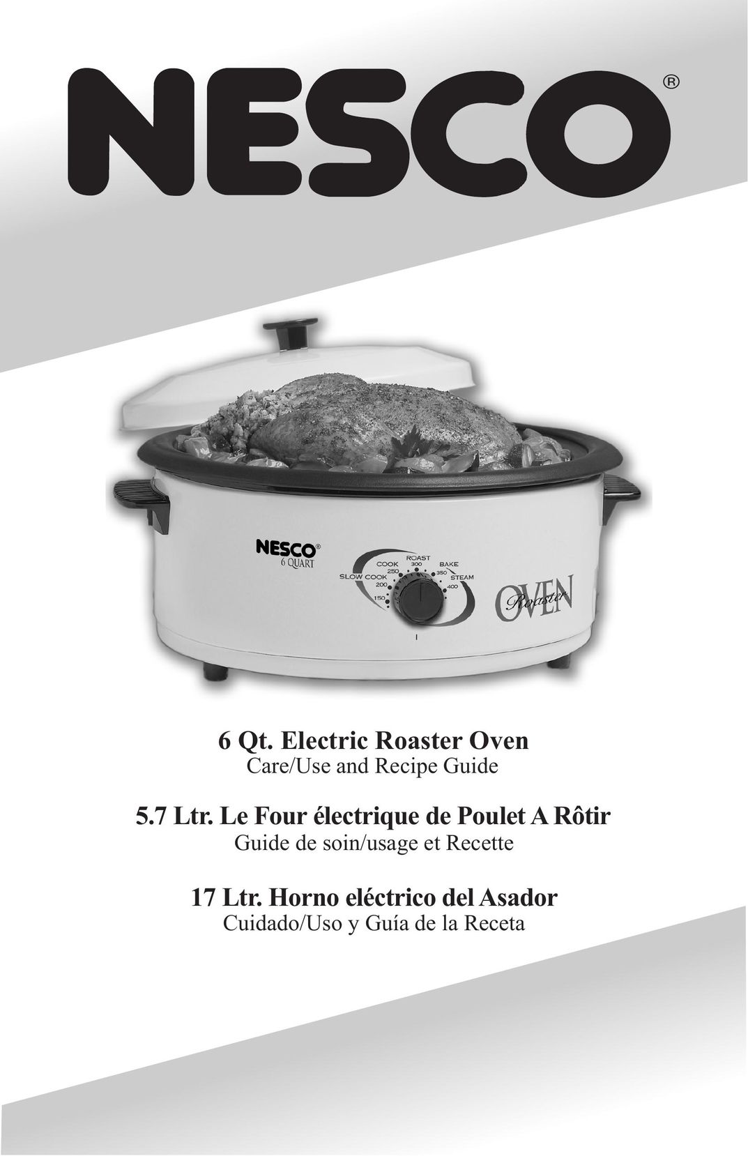 Nesco Electric Roaster Oven Oven User Manual