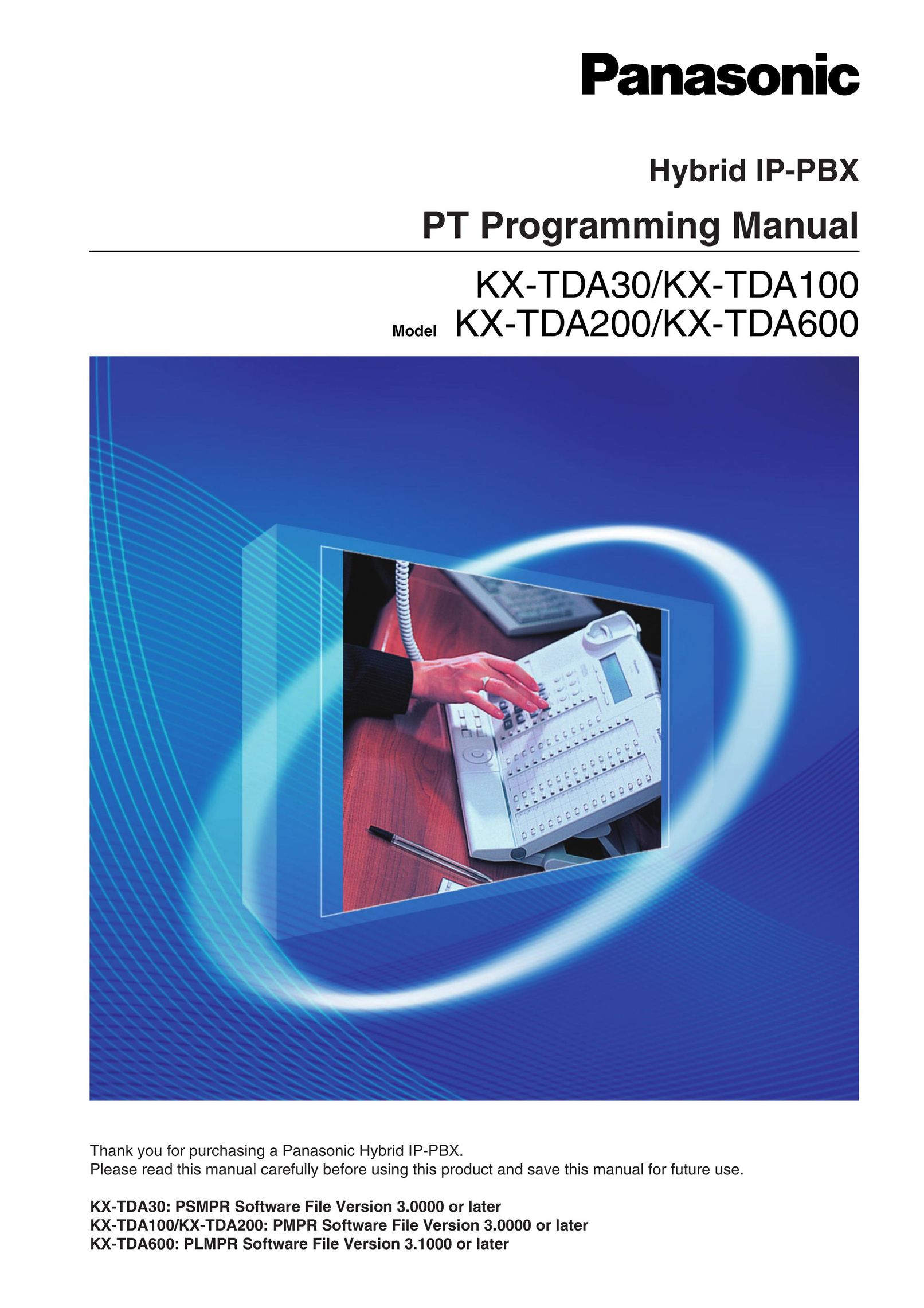 Panasonic KX-TDA100 Oven User Manual
