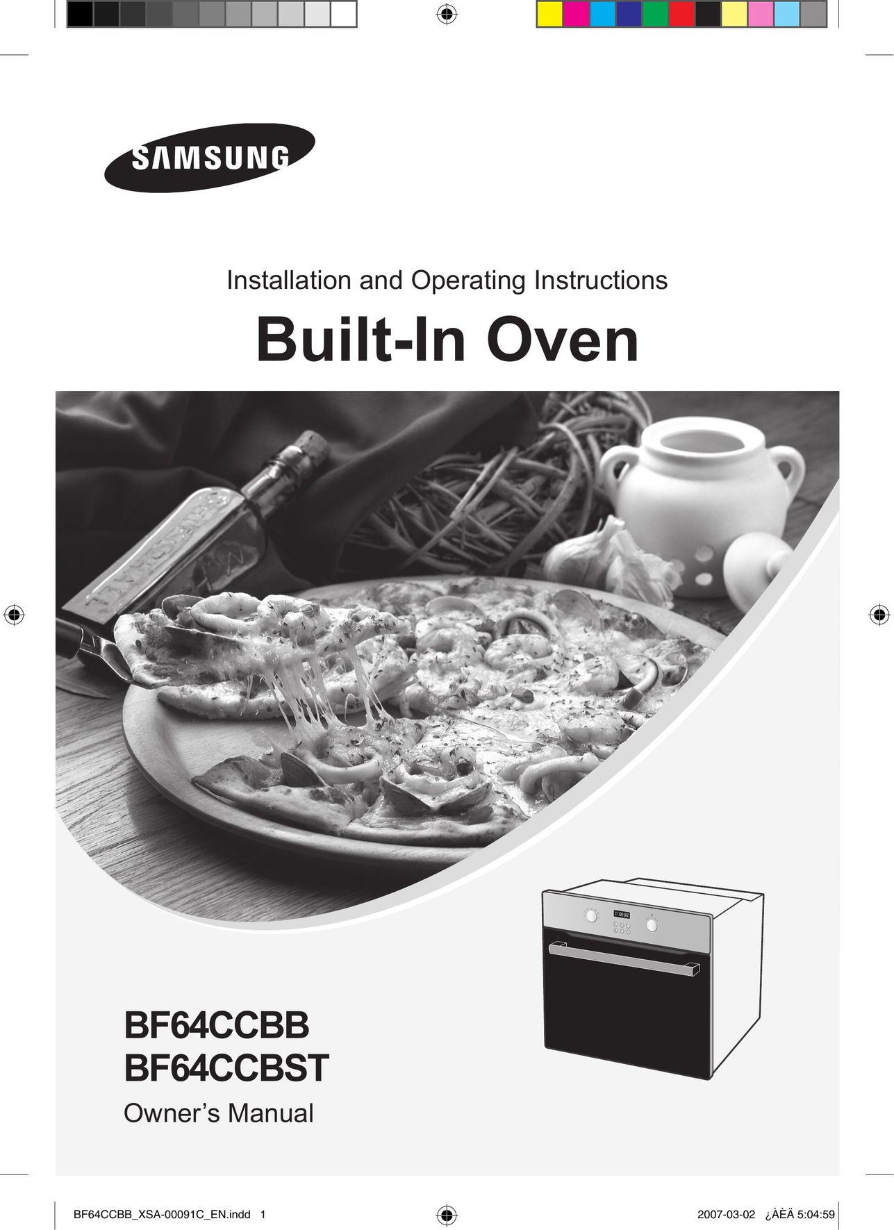 Samsung BF64CCBB Oven User Manual