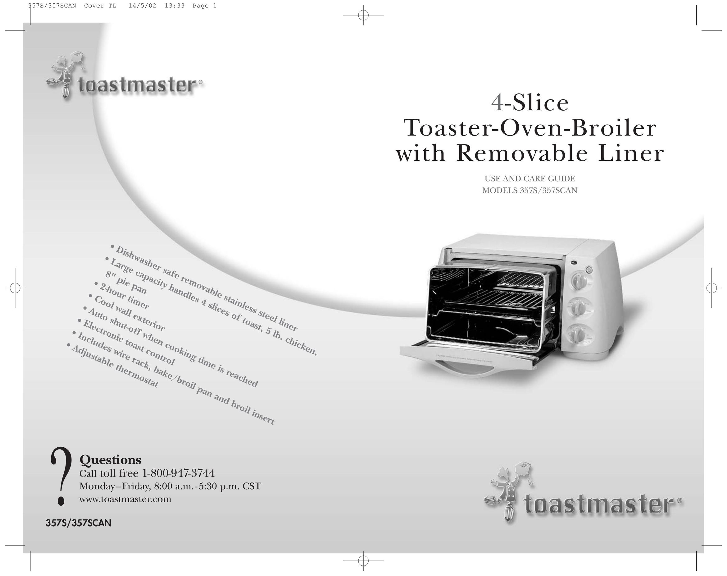 Toastmaster 357S Oven User Manual