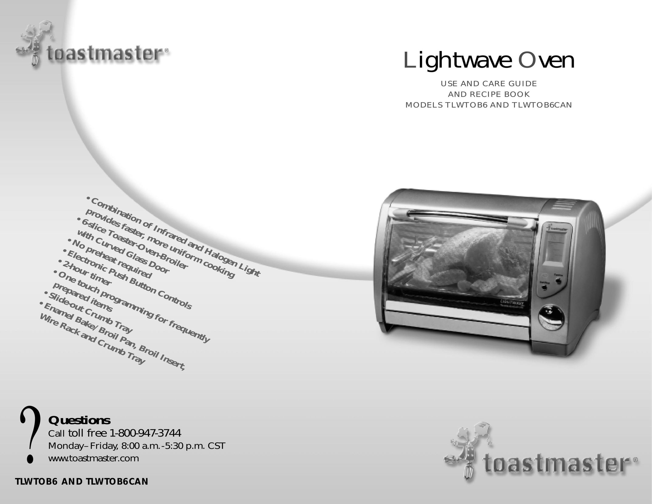 Toastmaster TLWTOB6CAN Oven User Manual