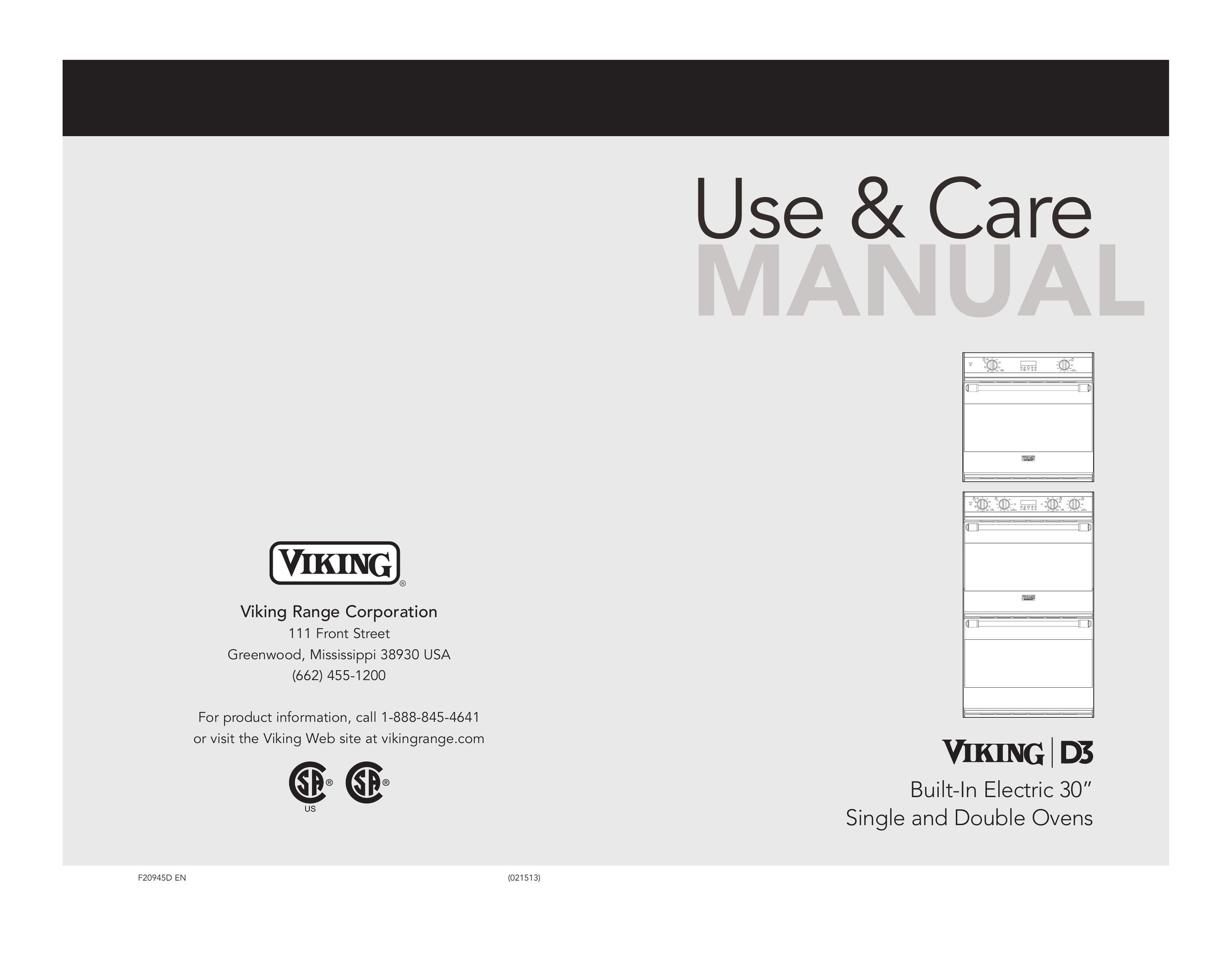 Viking RDDOE306 Oven User Manual