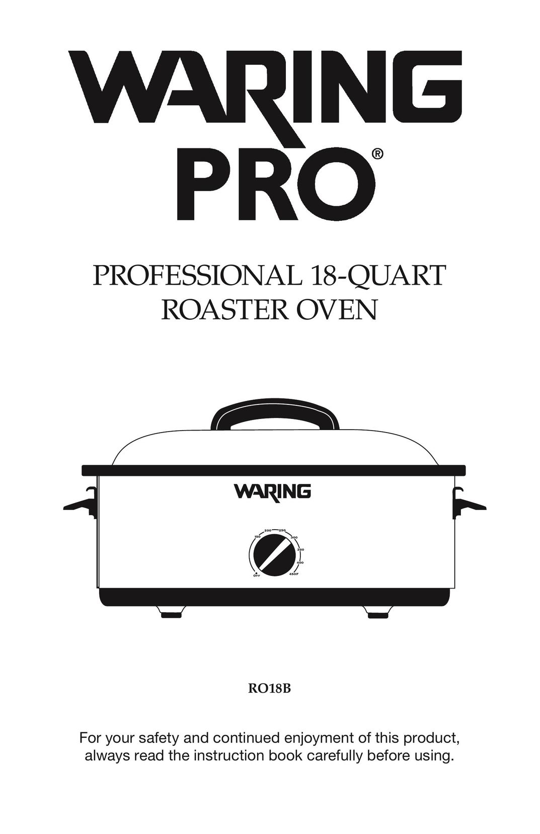 Waring RO18B Oven User Manual